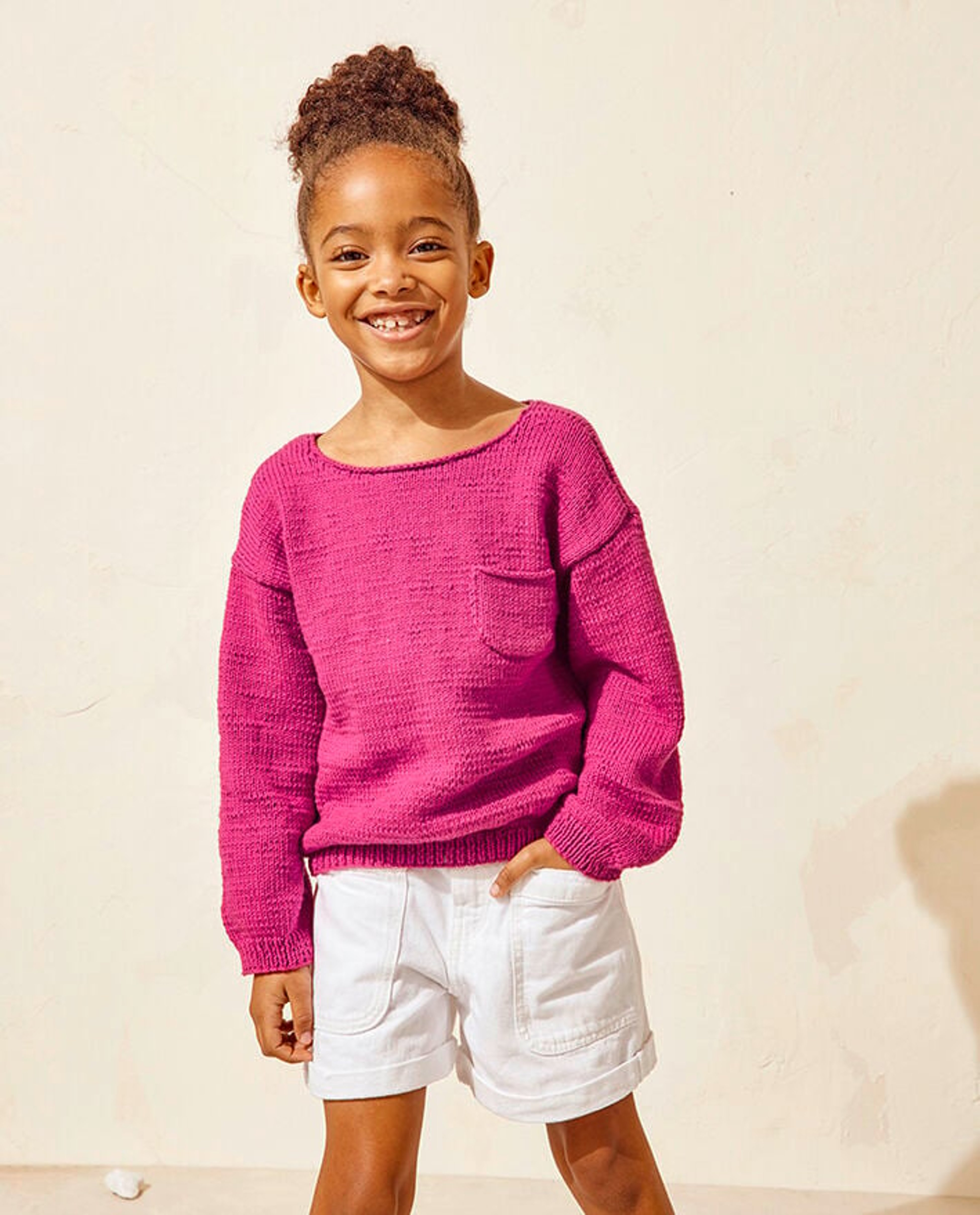 Modèle Pull Fille Daphnée