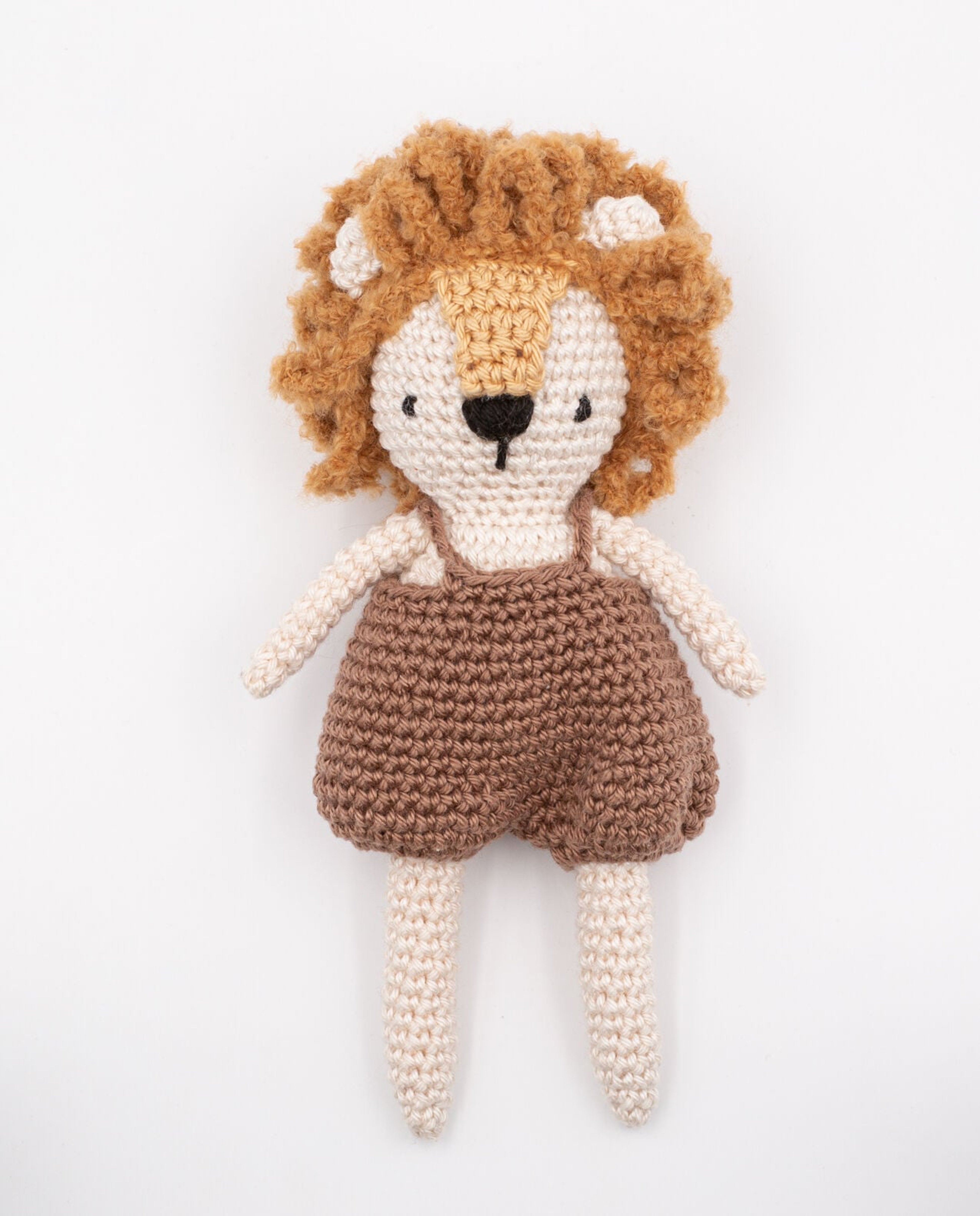 Modèle Doudou Amigurumi Lion