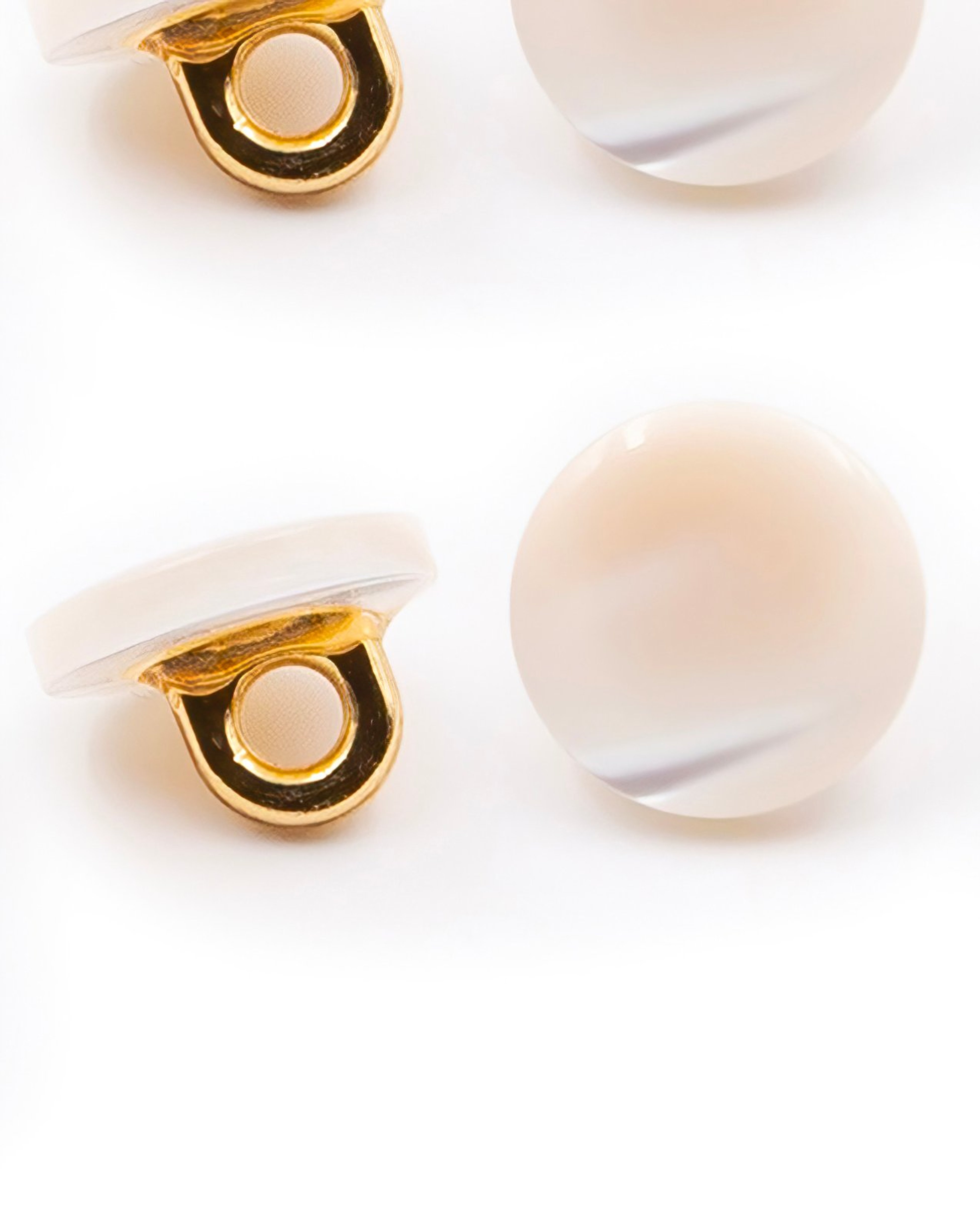 Lot De 5 Boutons Précieux Nacre