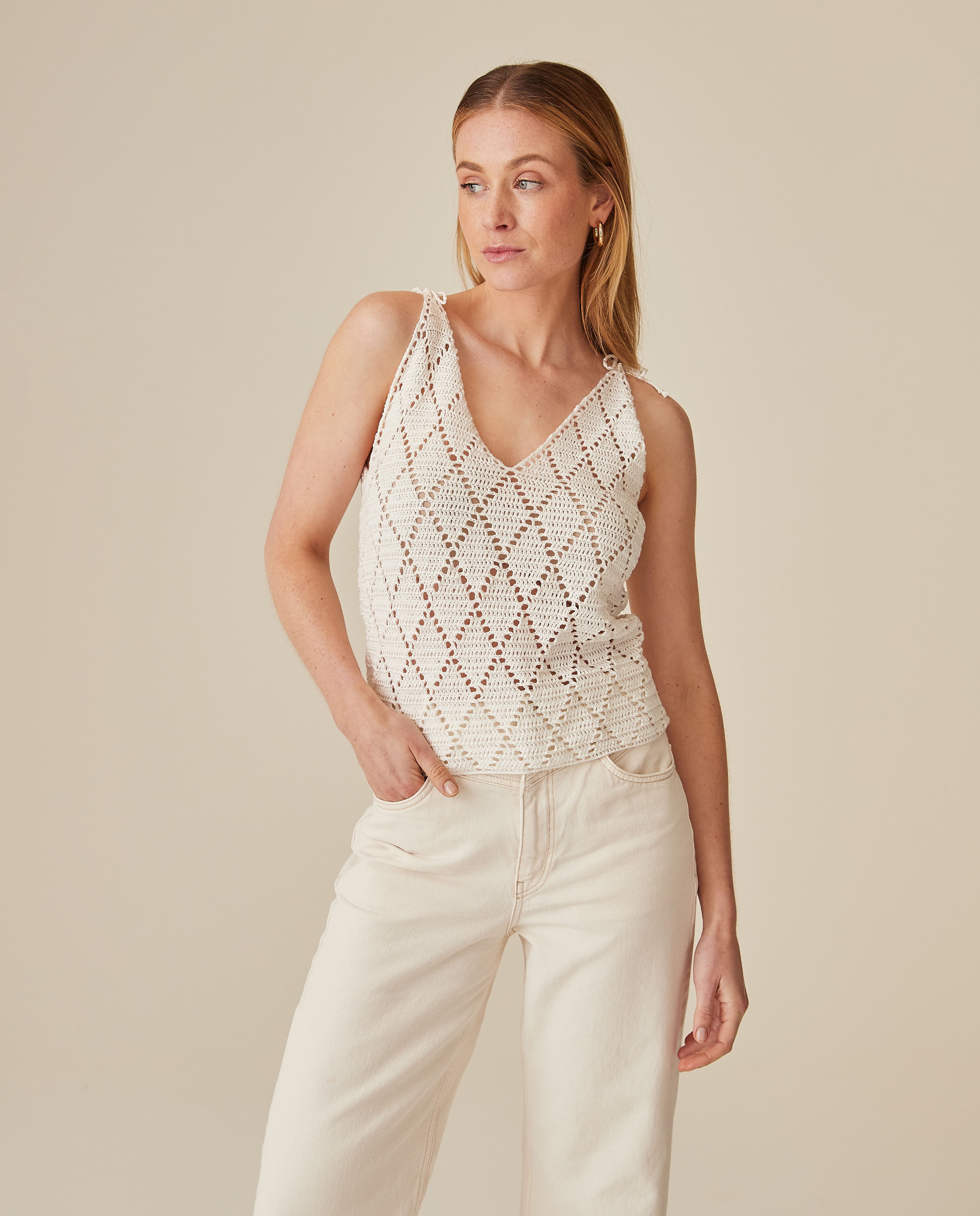 Dames Tanktop Model Lorie