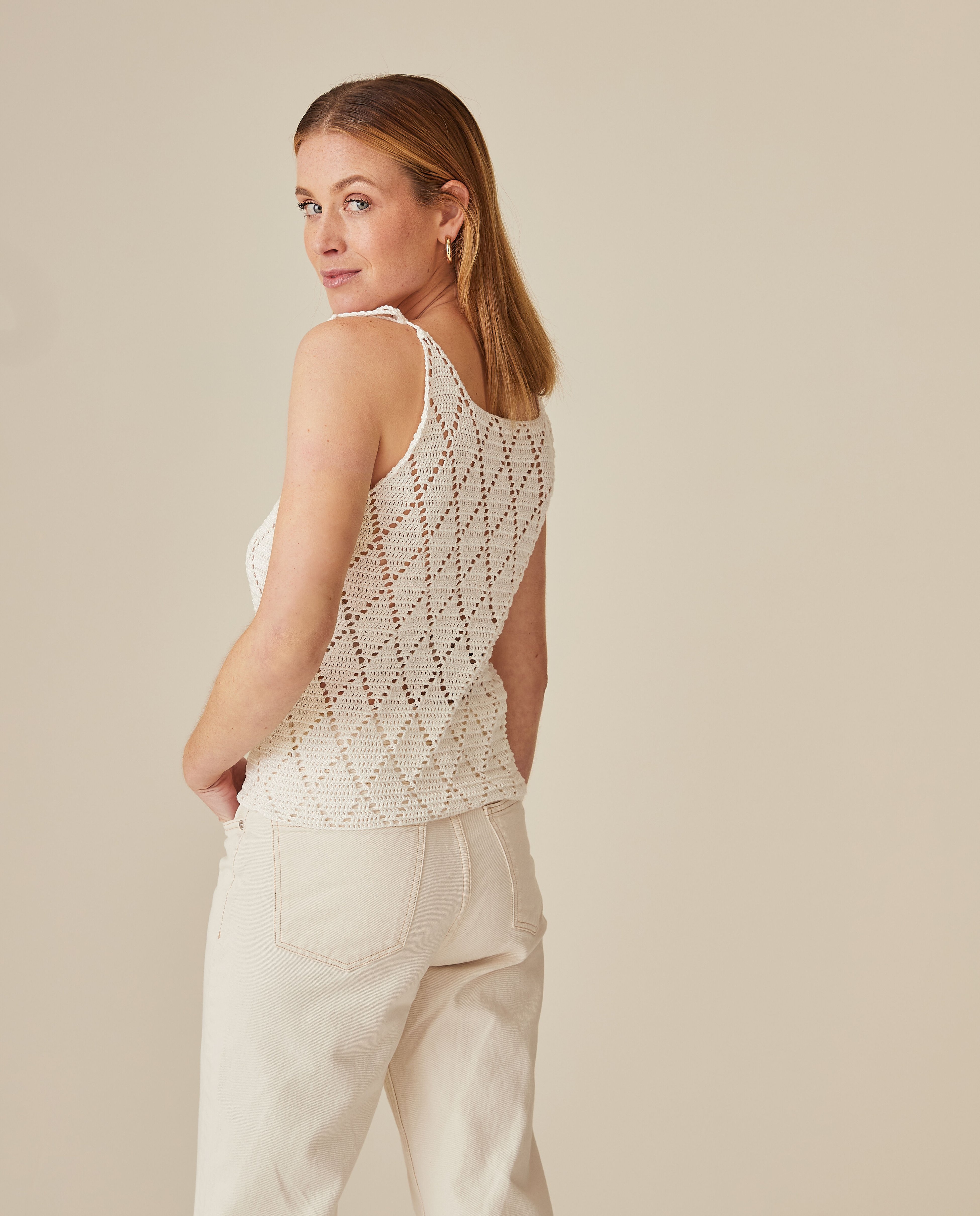 Dames Tanktop Model Lorie