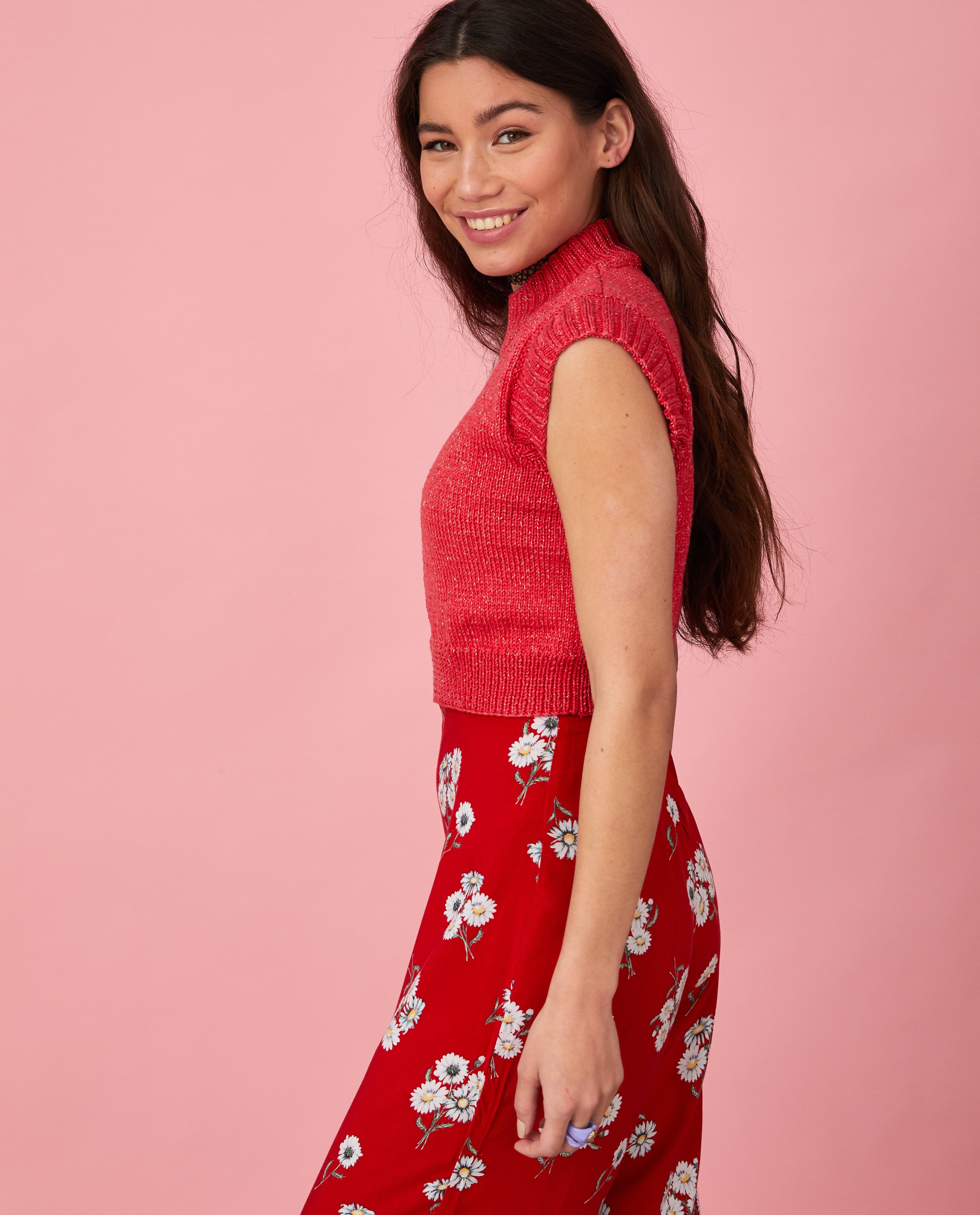 Modèle Pull Sans Manches Femme Eden