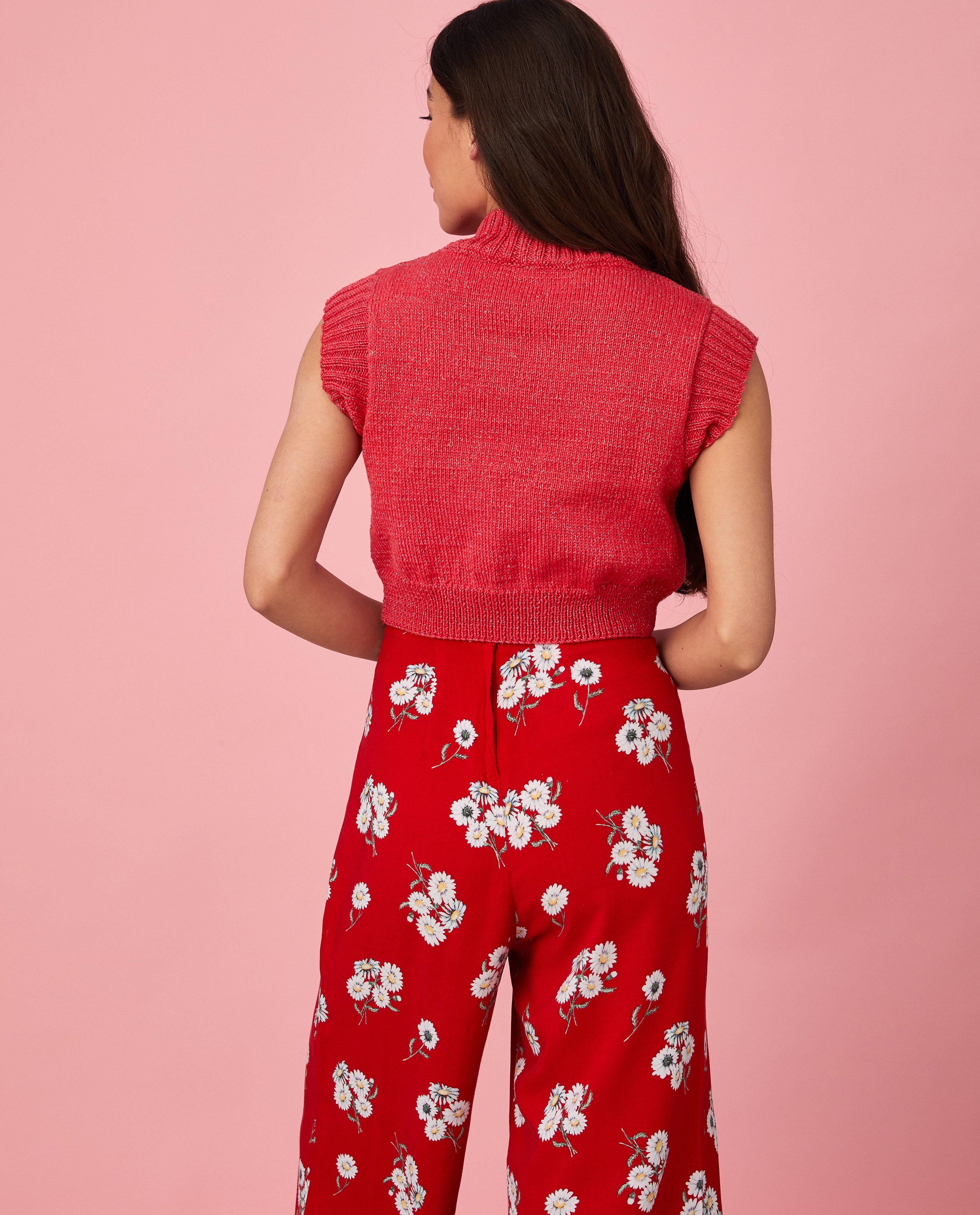 Modèle Pull Sans Manches Femme Eden