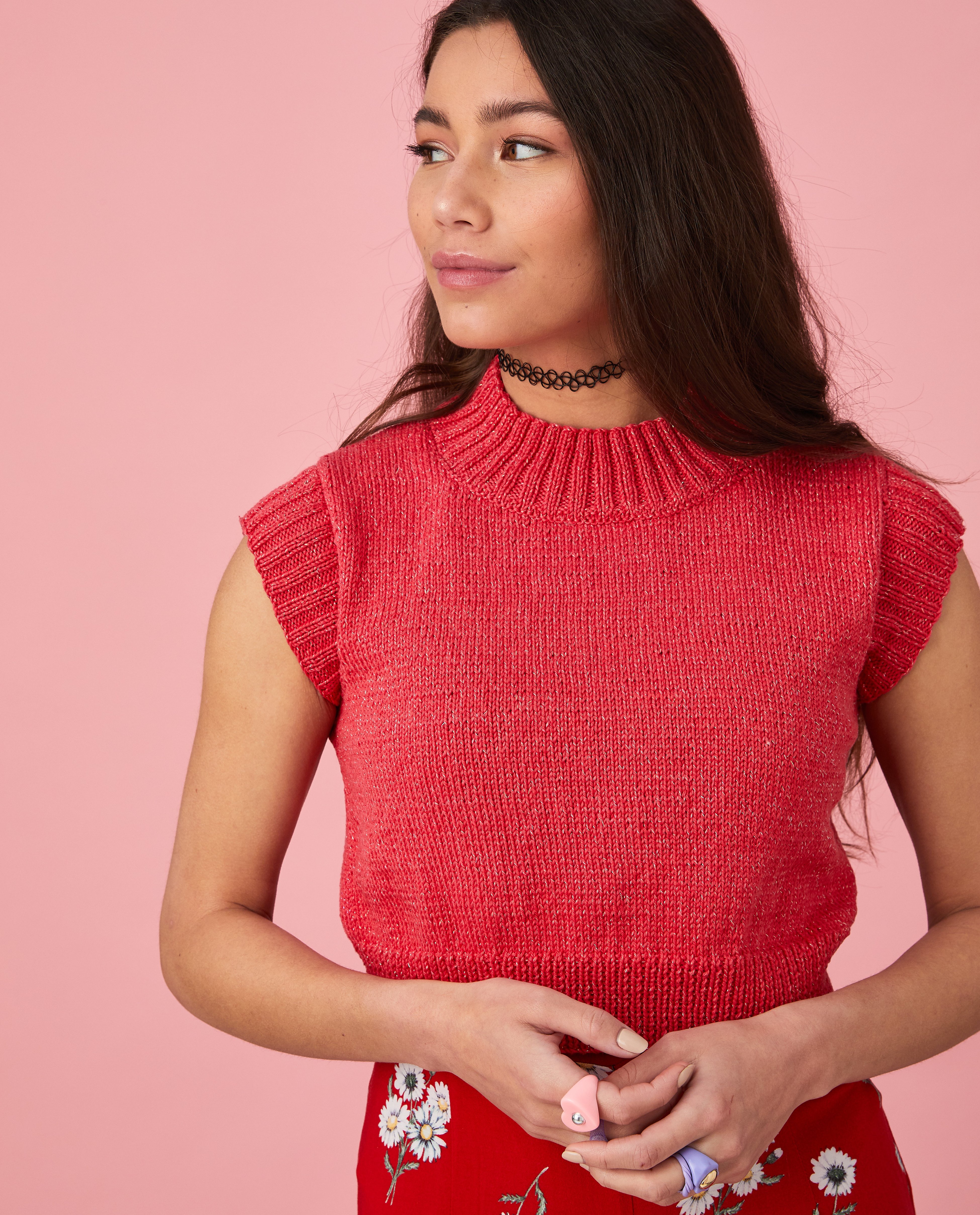 Modèle Pull Sans Manches Femme Eden