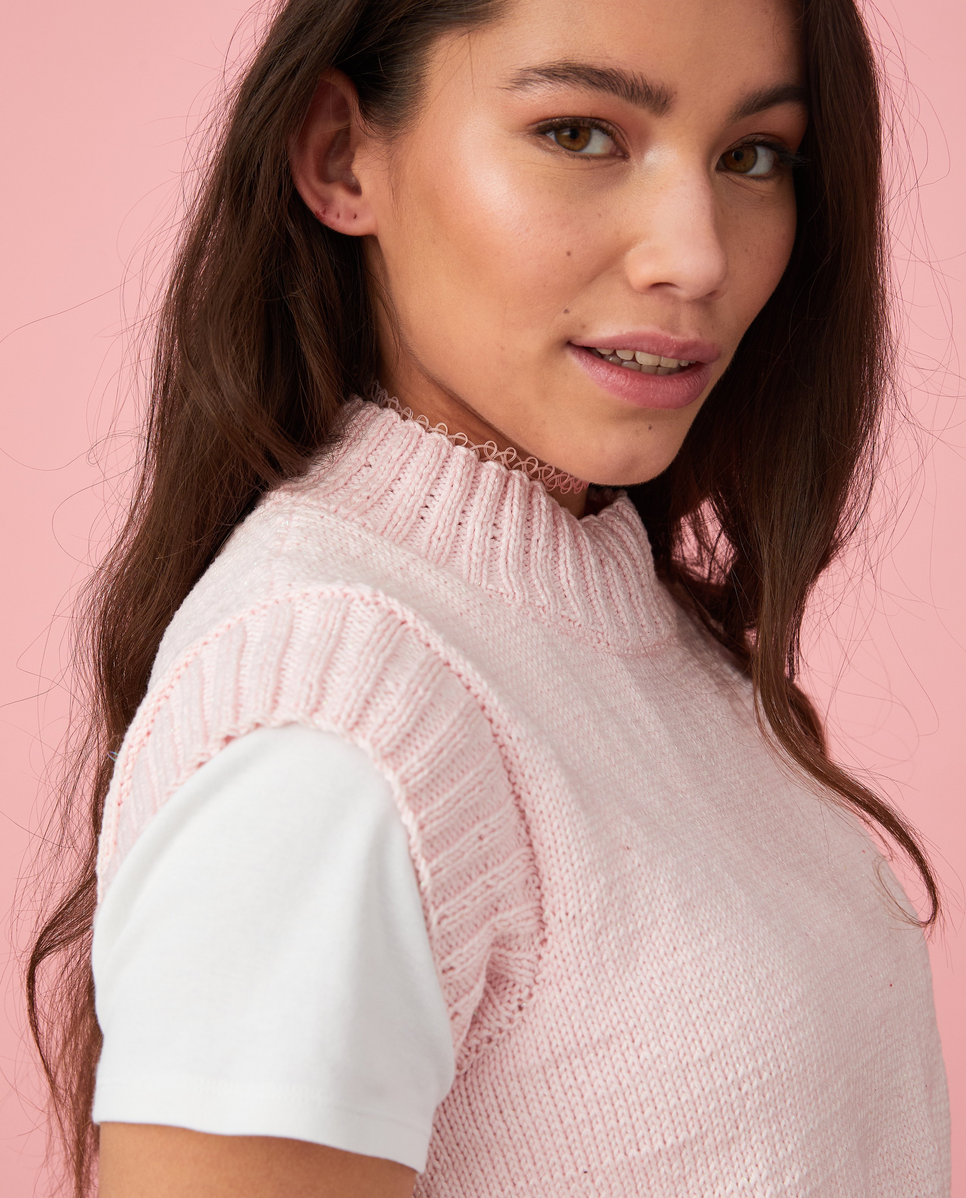 Modèle Pull Sans Manches Femme Eden