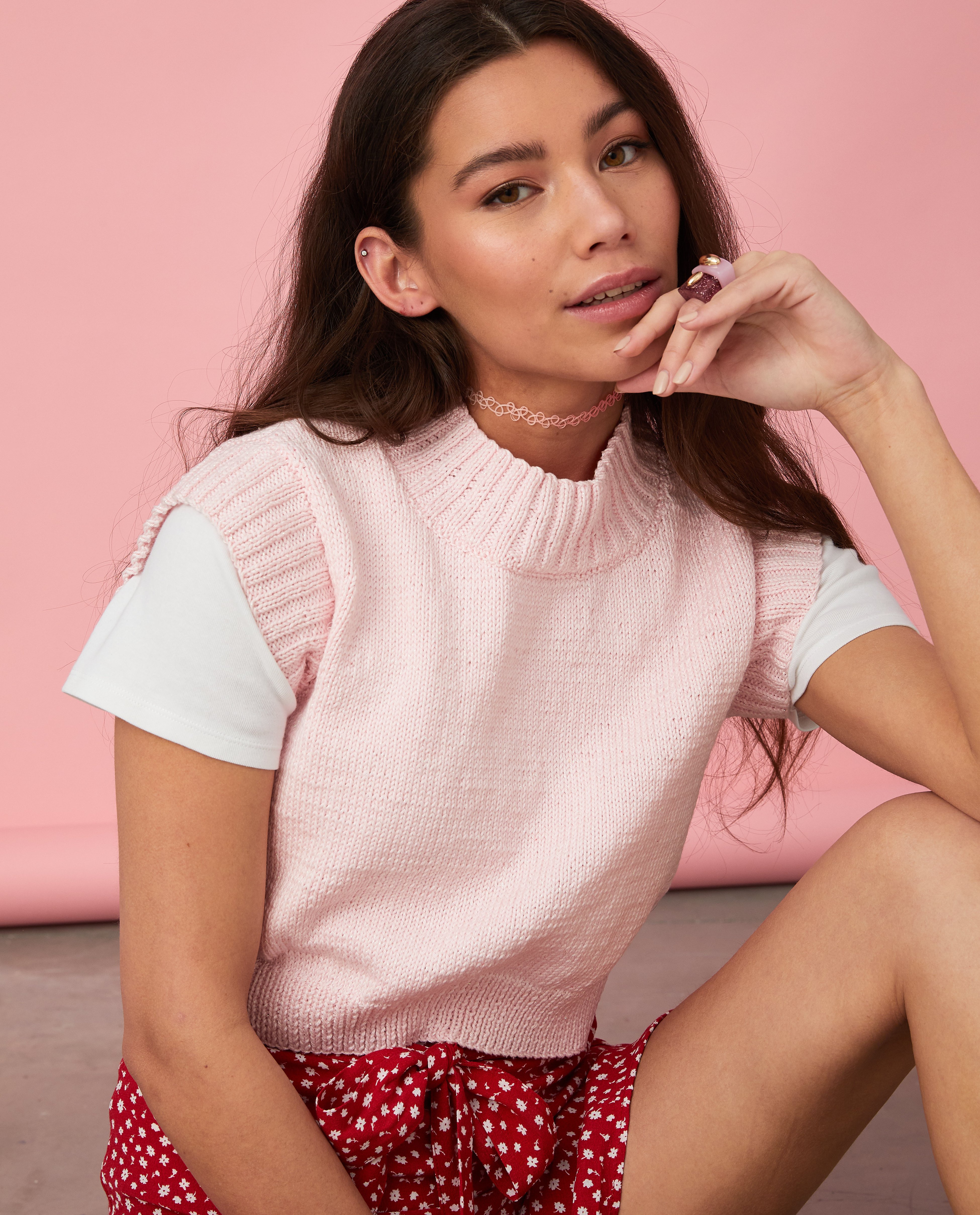 Modèle Pull Sans Manches Femme Eden