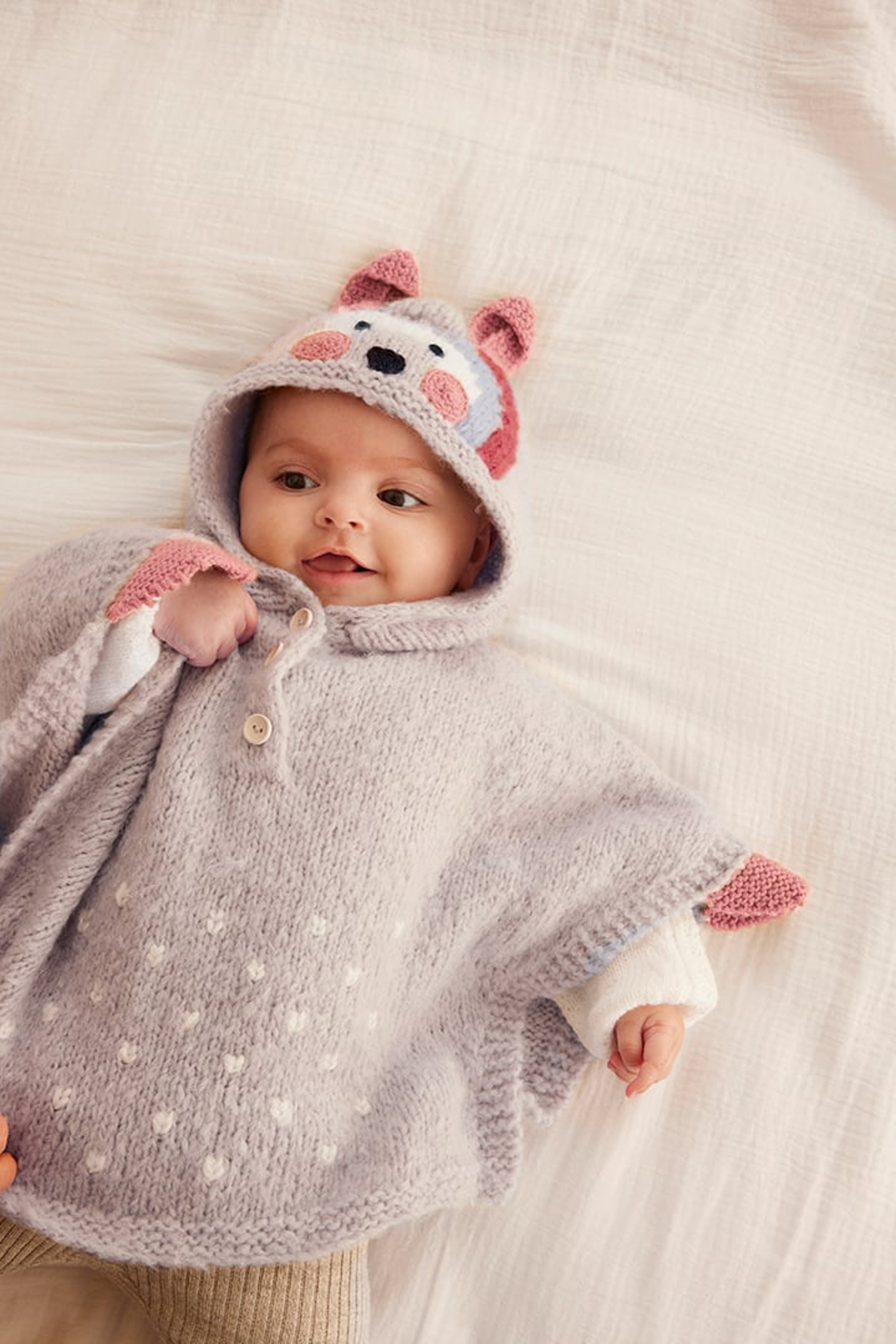 Iphigénie Baby Poncho Patroon