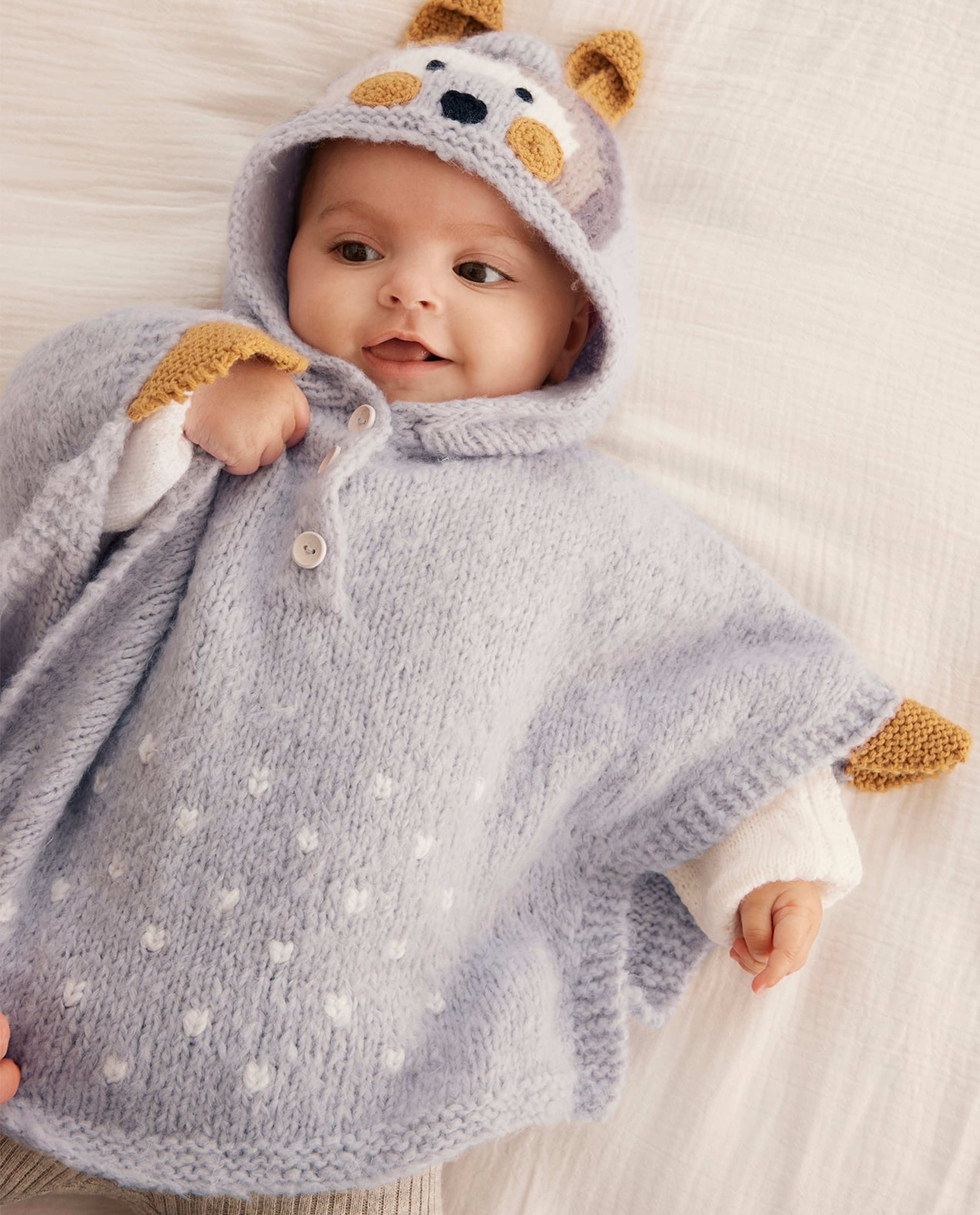 Iphigénie Baby Poncho Patroon