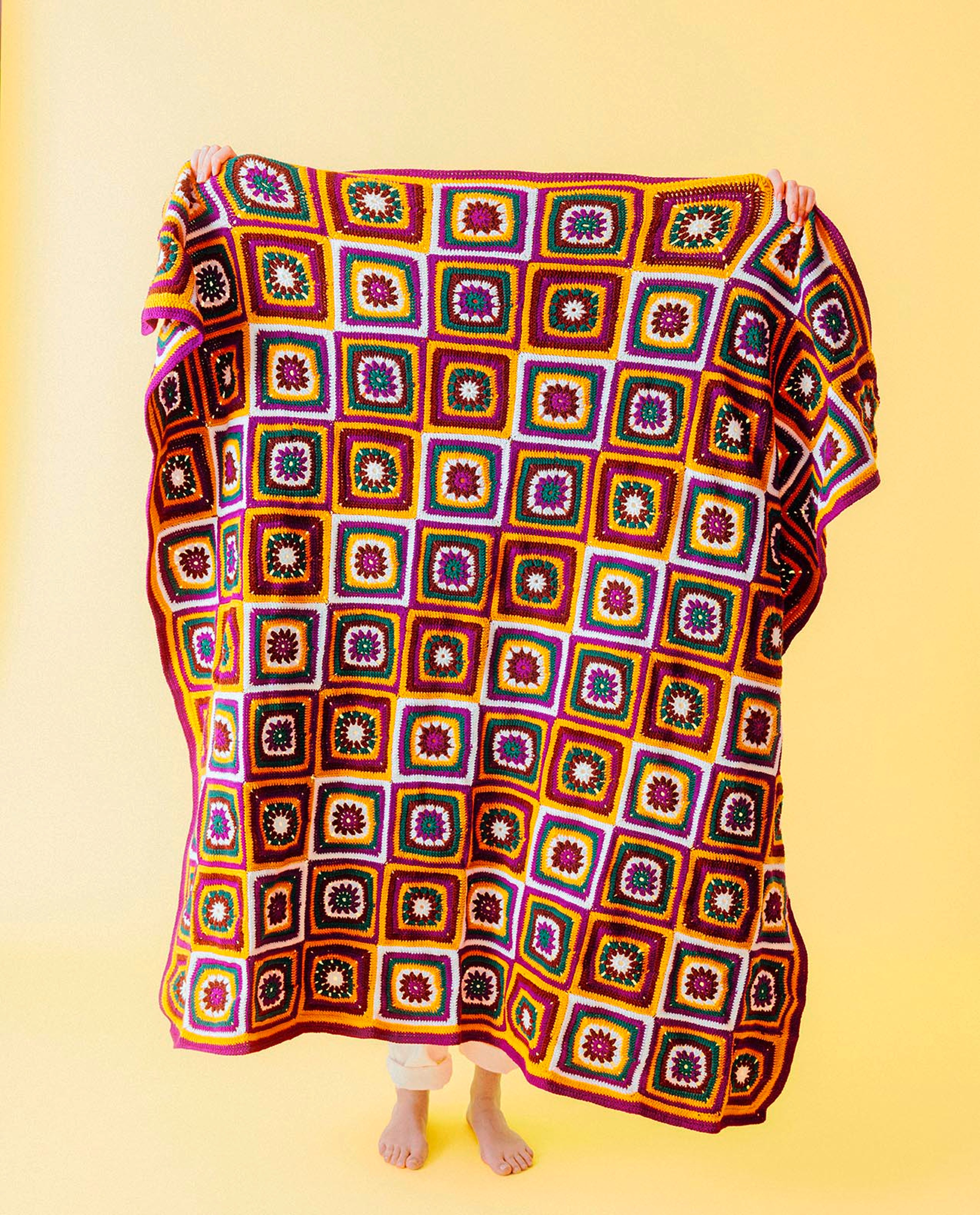 Modèle Plaid Déco Luna