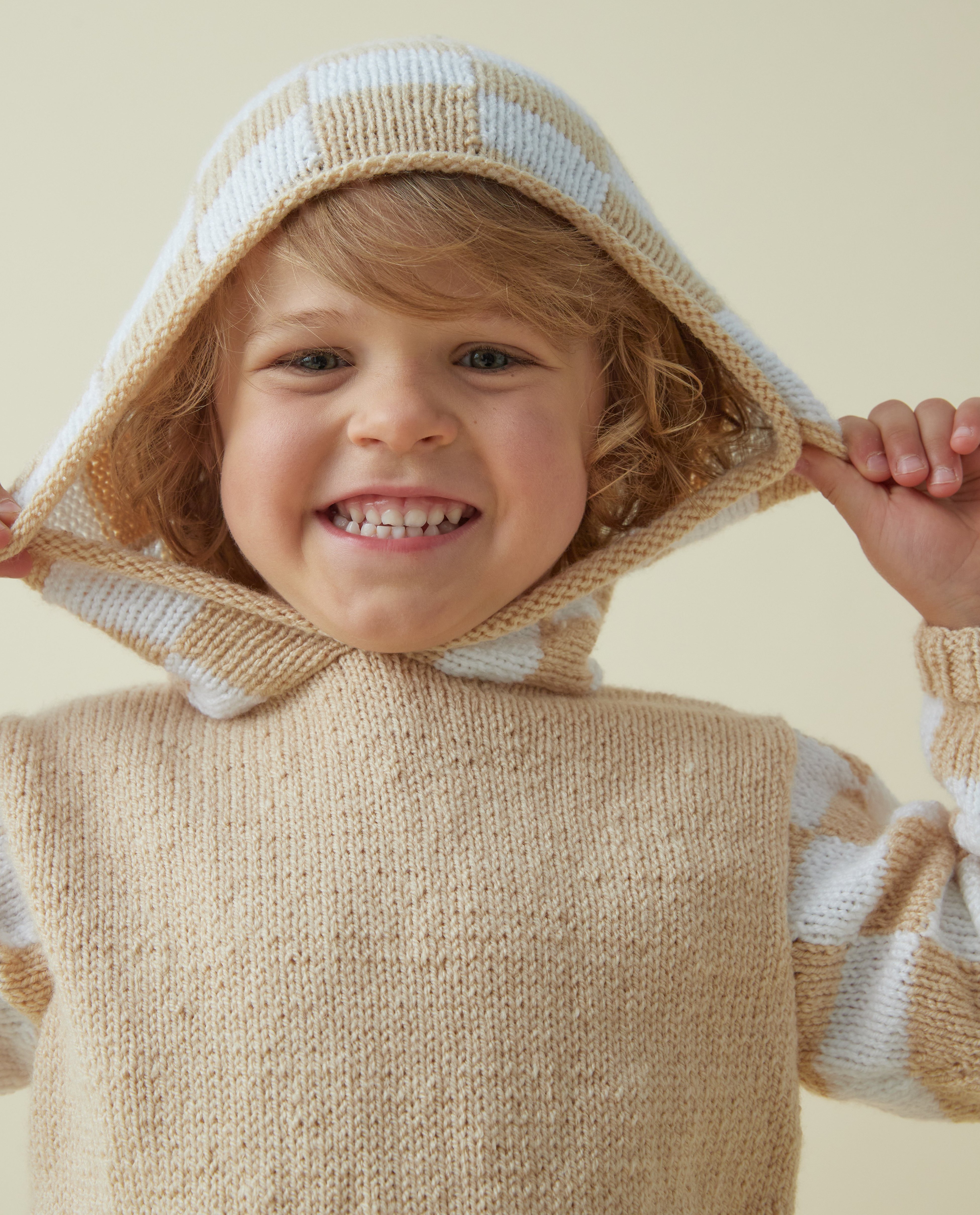 Boys Beige Sweater Model Jack