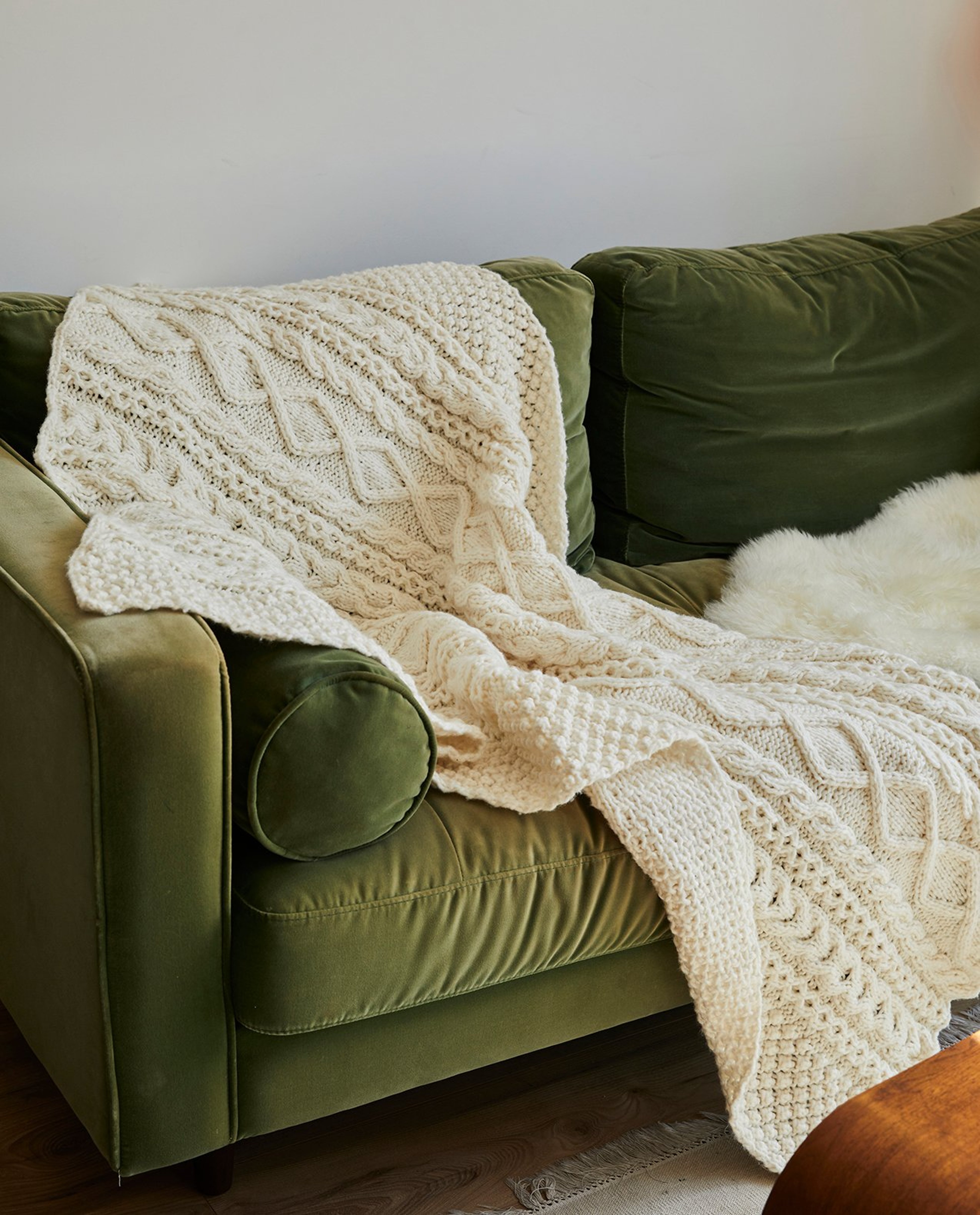 Modèle Plaid Déco Cannelle