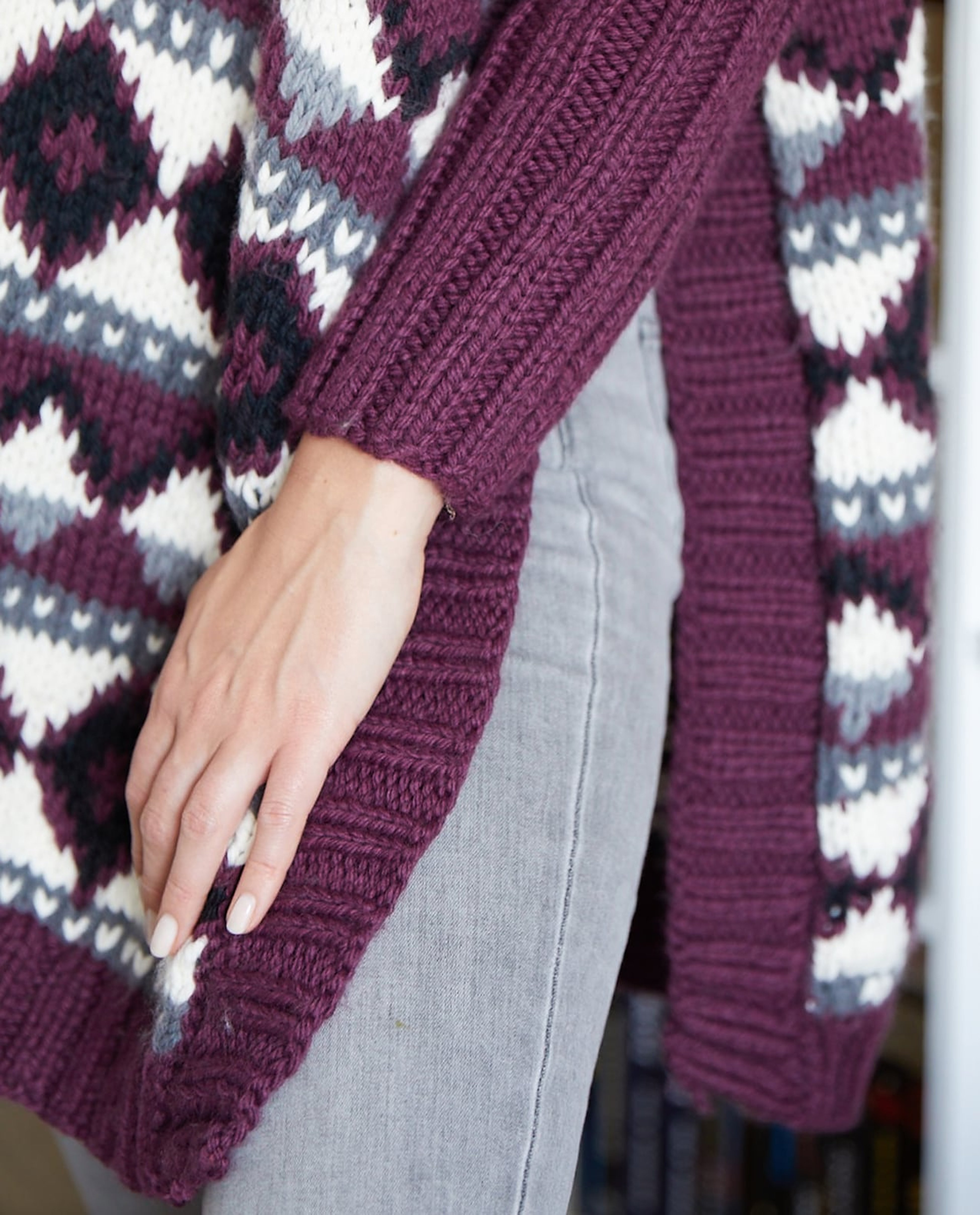 Women's Poncho Model Céline