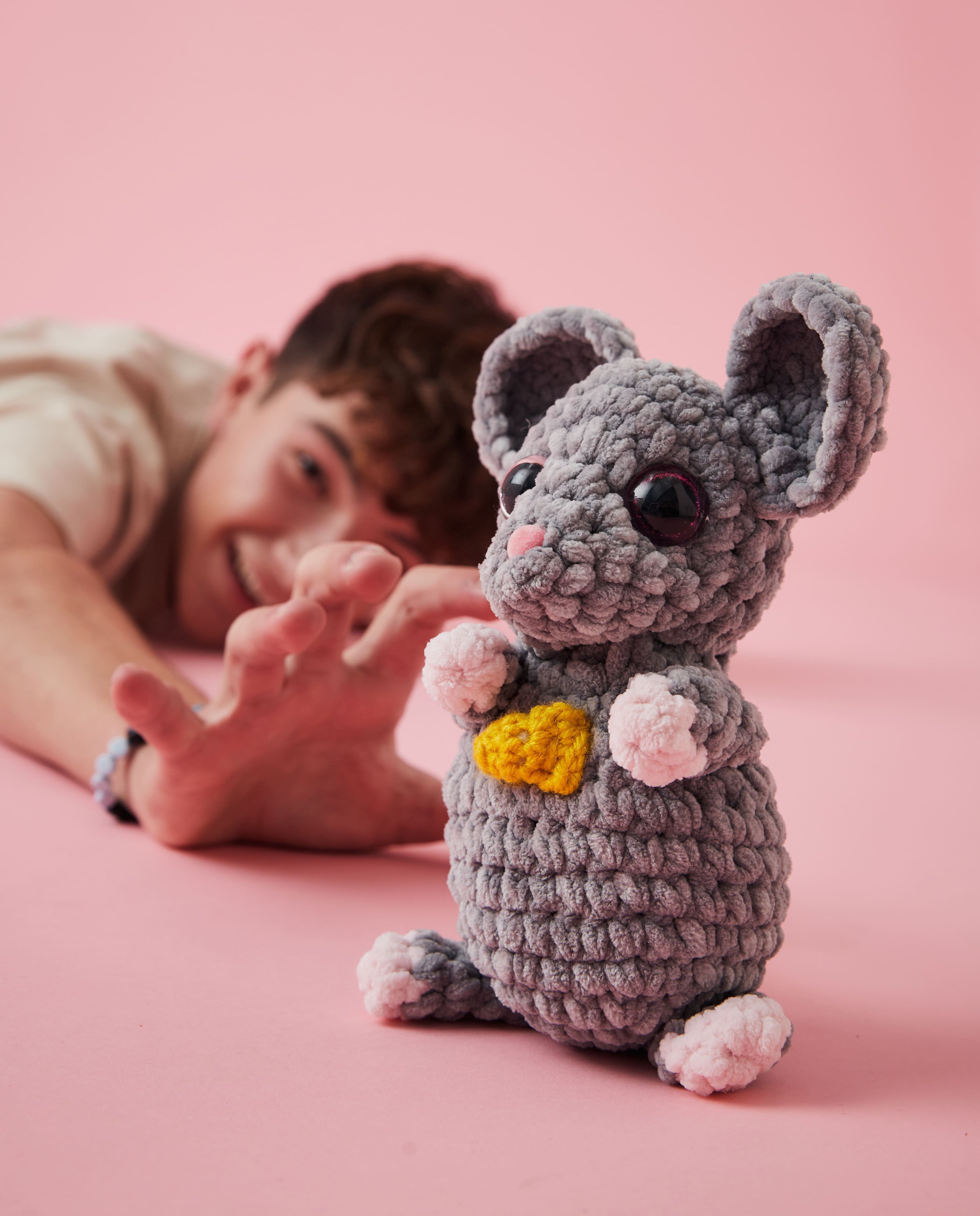 Modèle Doudou Amigurumi Mireille Souris