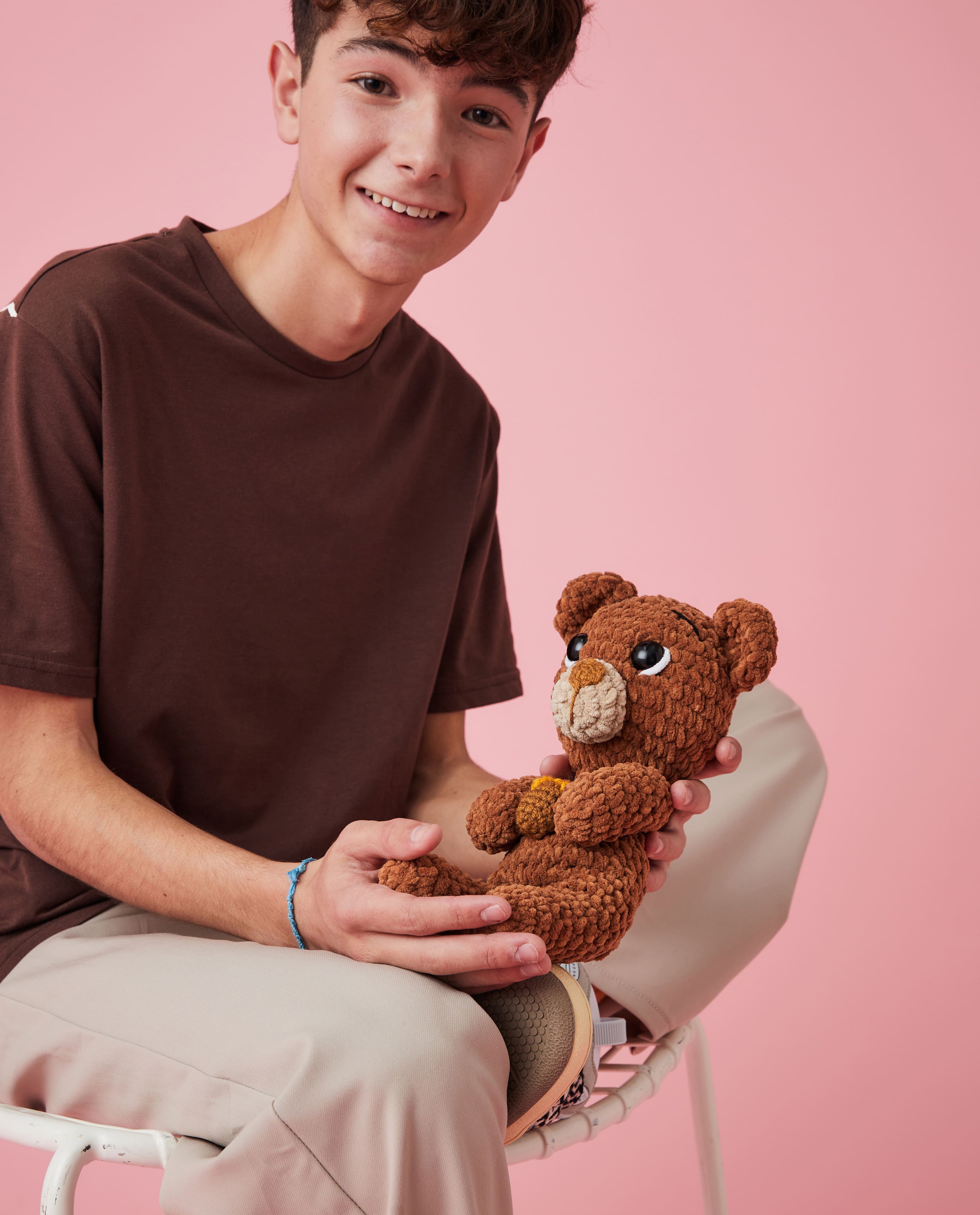 Modèle Doudou Amigurumi Léon Lourson