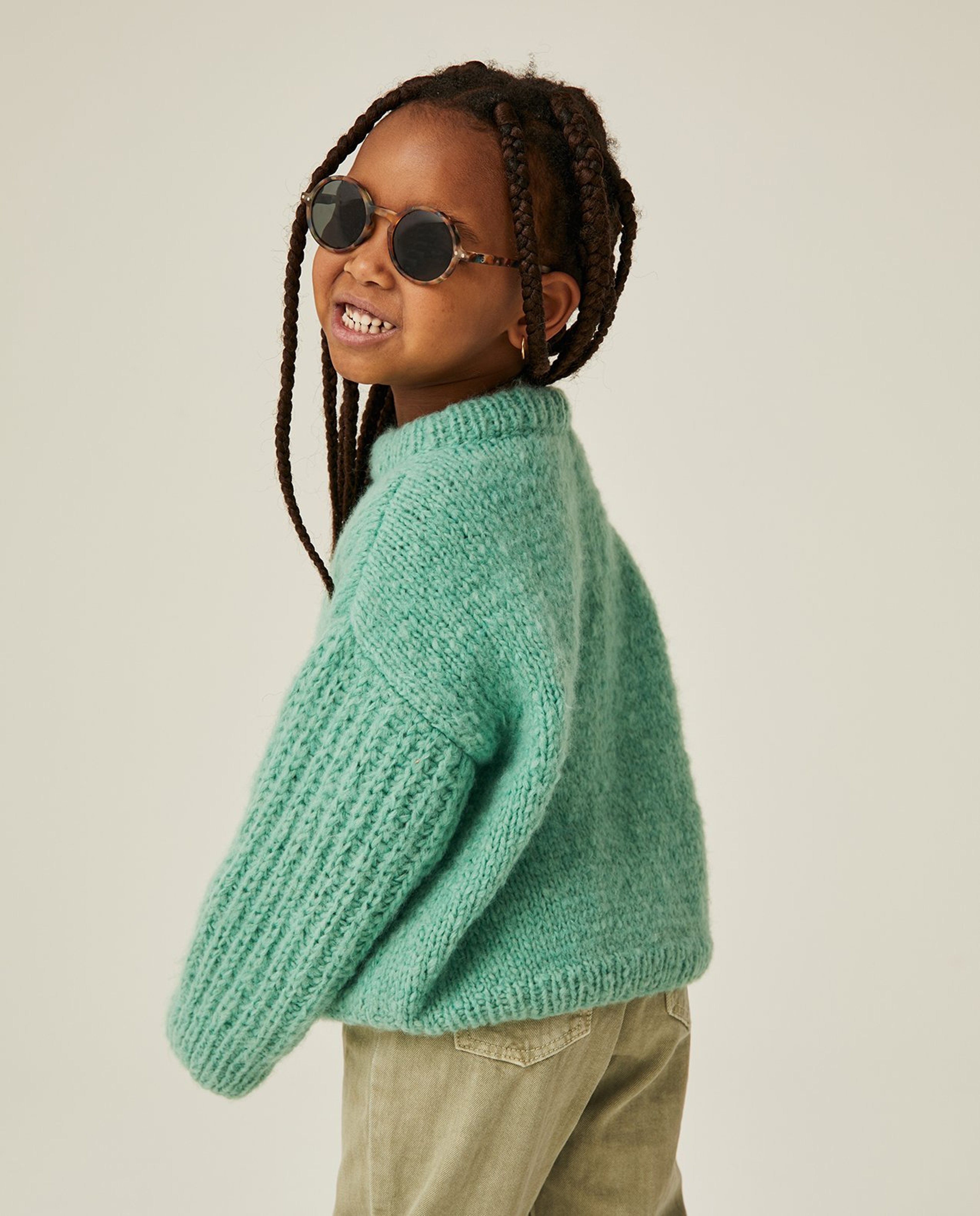 Girls' Sweater Pattern Eugénie