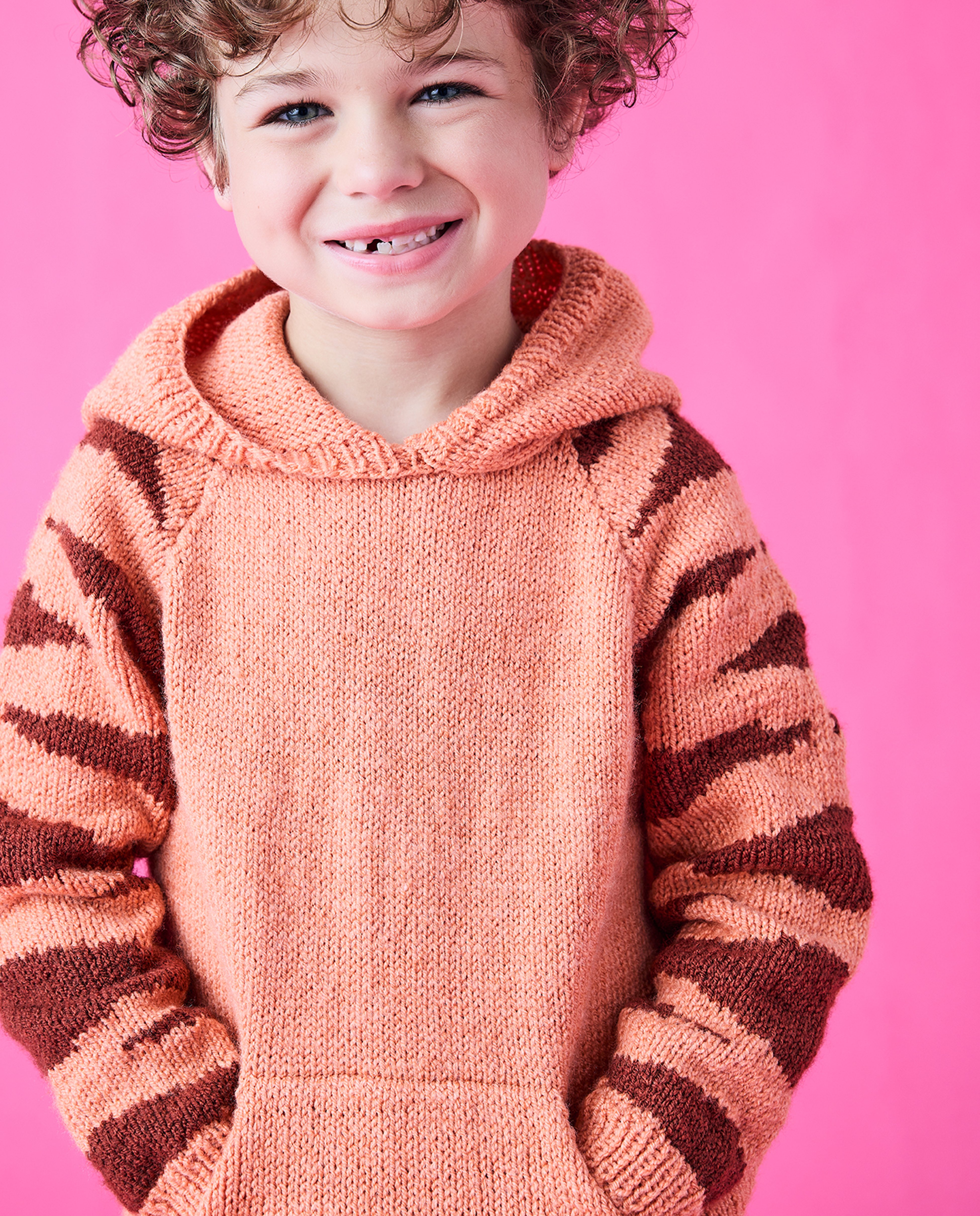 Modèle Pull Garçon Tigre