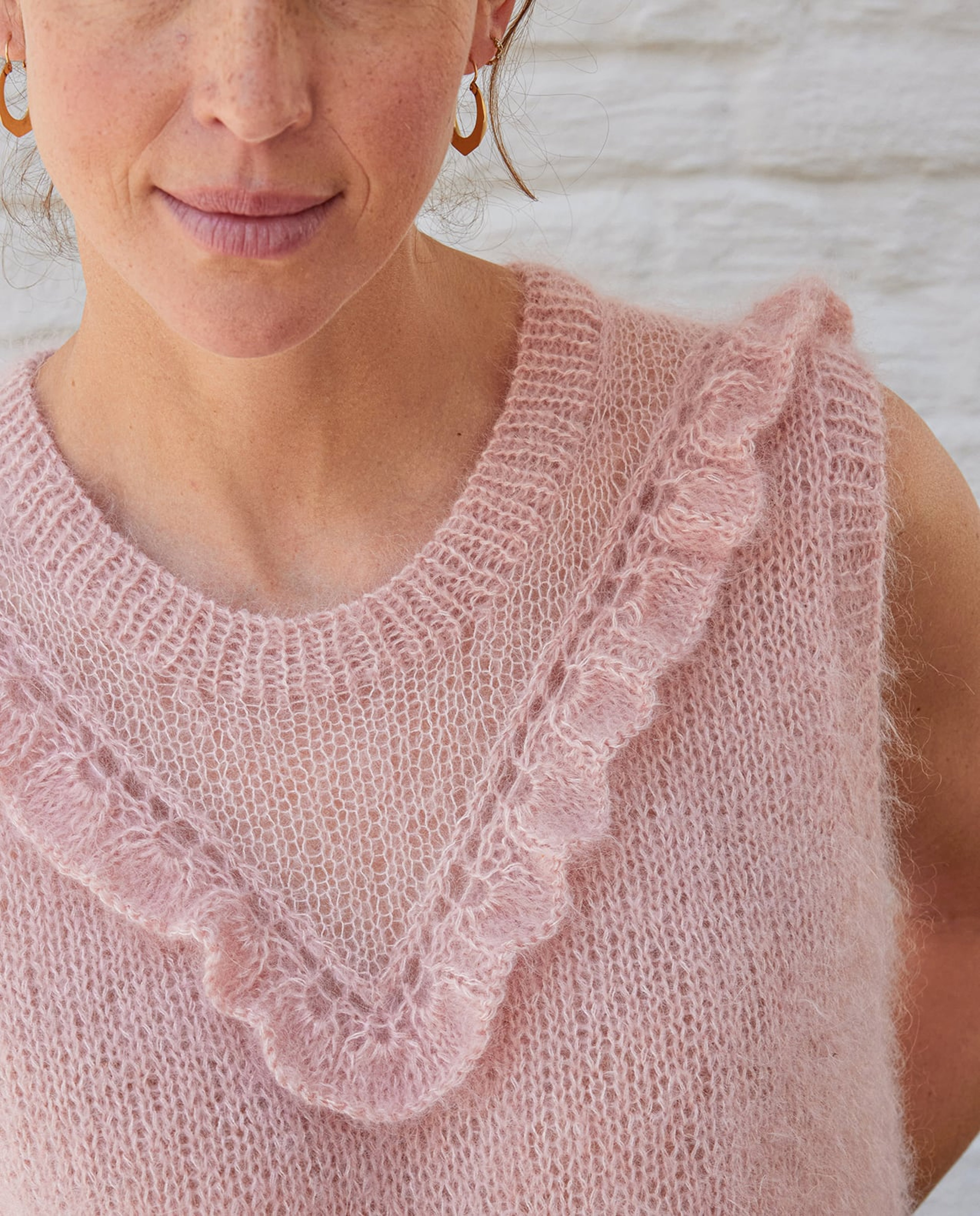 Modèle Pull Sans Manches Femme Solange