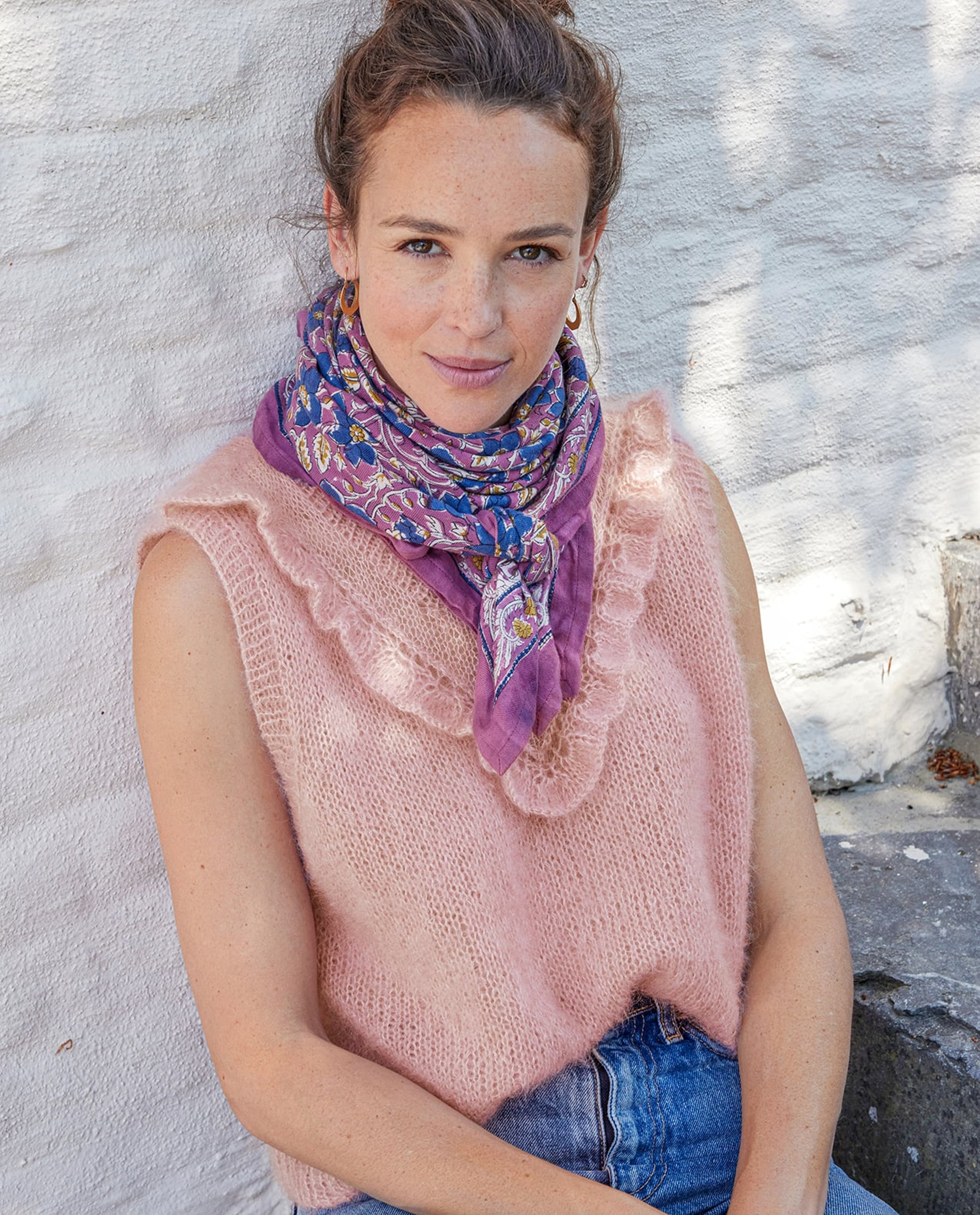 Modèle Pull Sans Manches Femme Solange