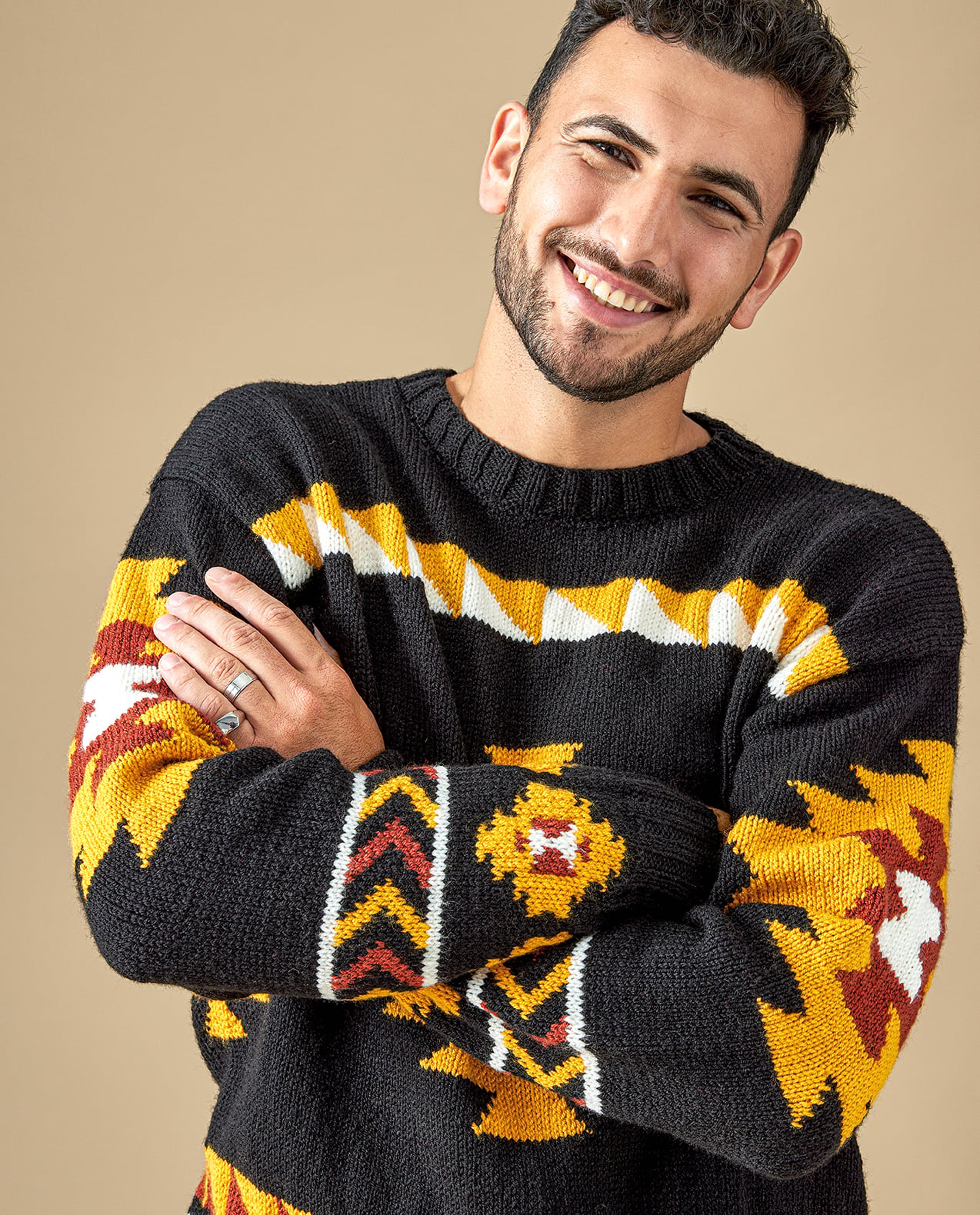 Cherokees Men's Sweater Model