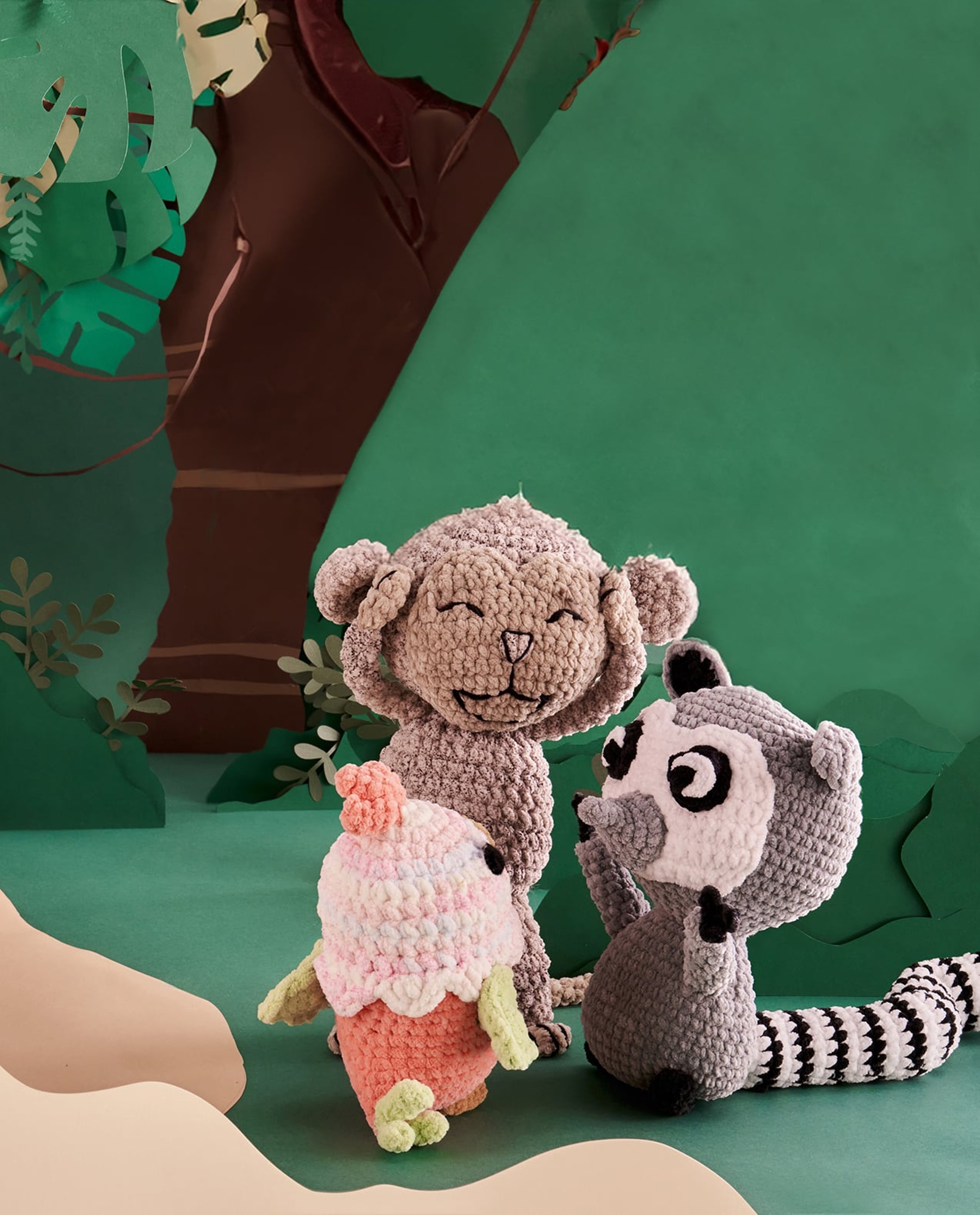 Amigurumi Patroon Nelson de Aap