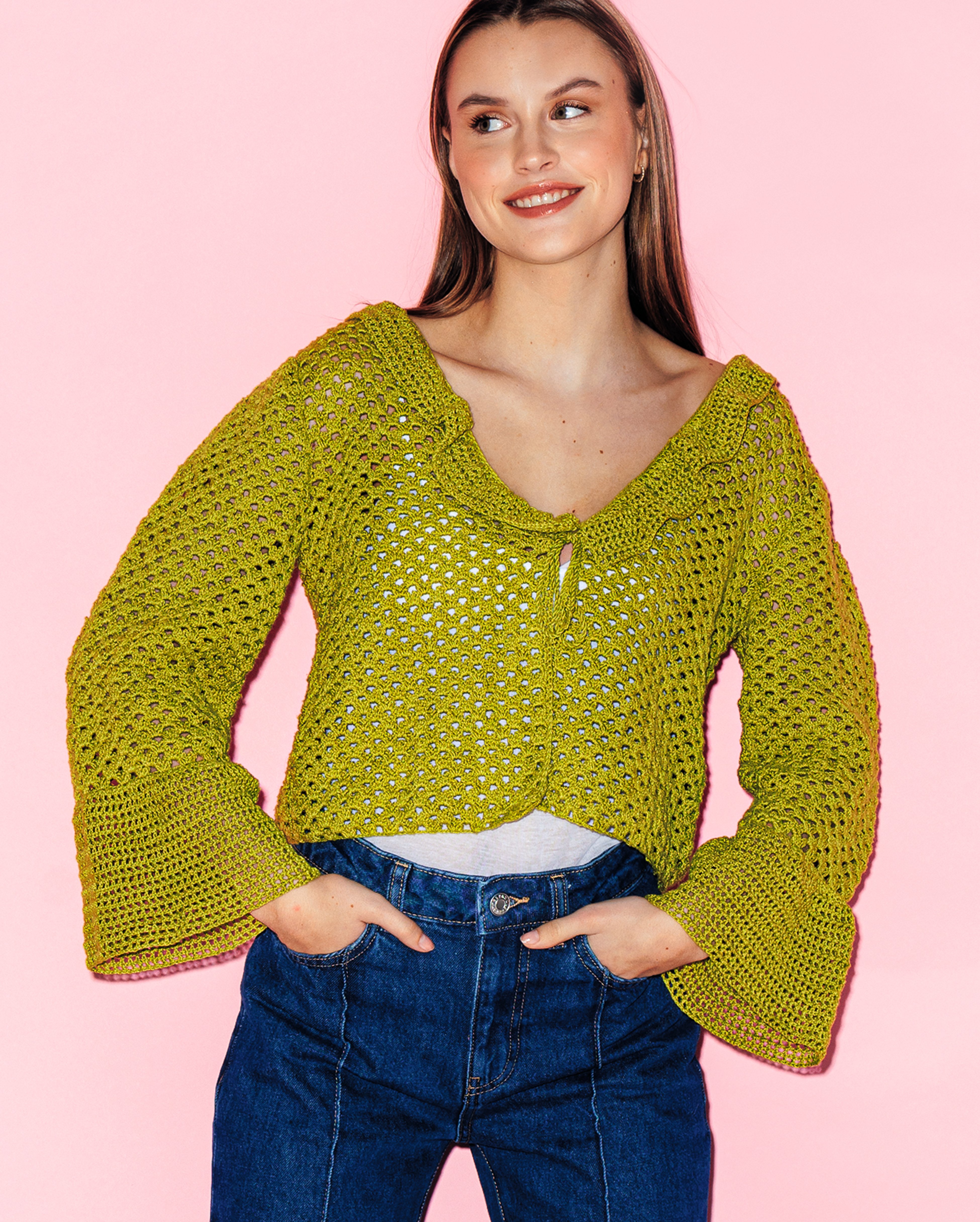 Modèle Gilet Femme Yéyé