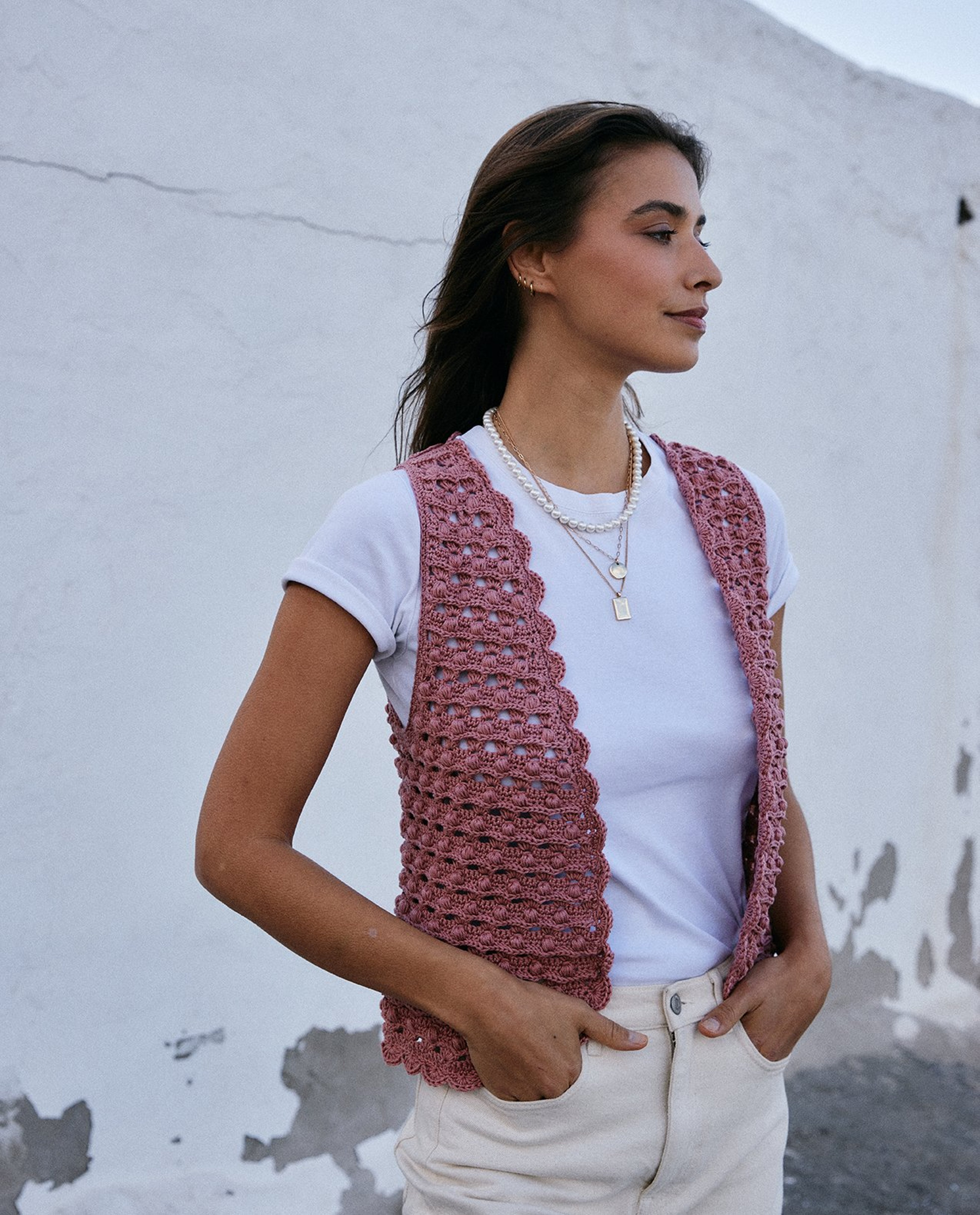 Modèle Gilet Femme Paige