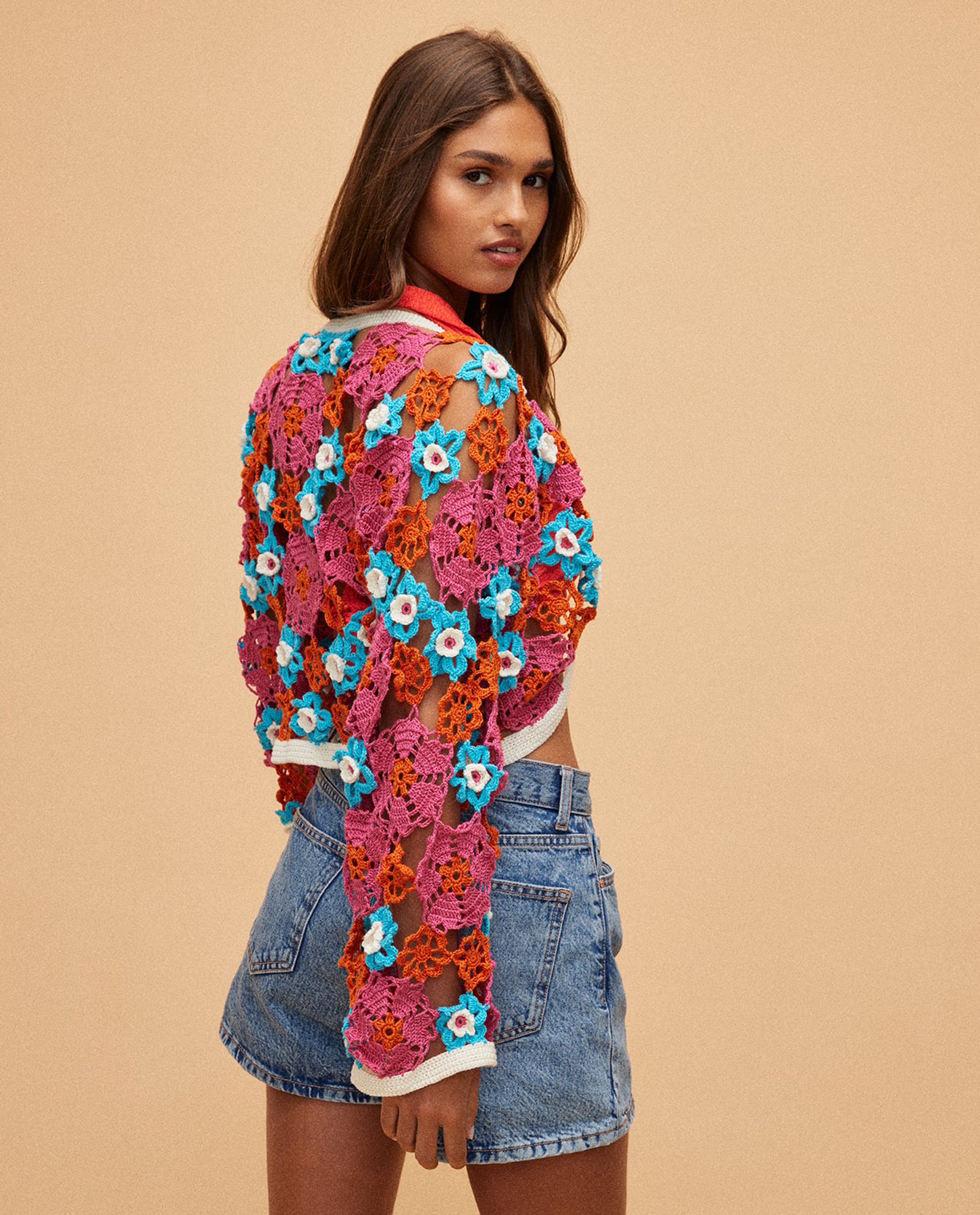 Modèle Bolero Femme Hibiscus