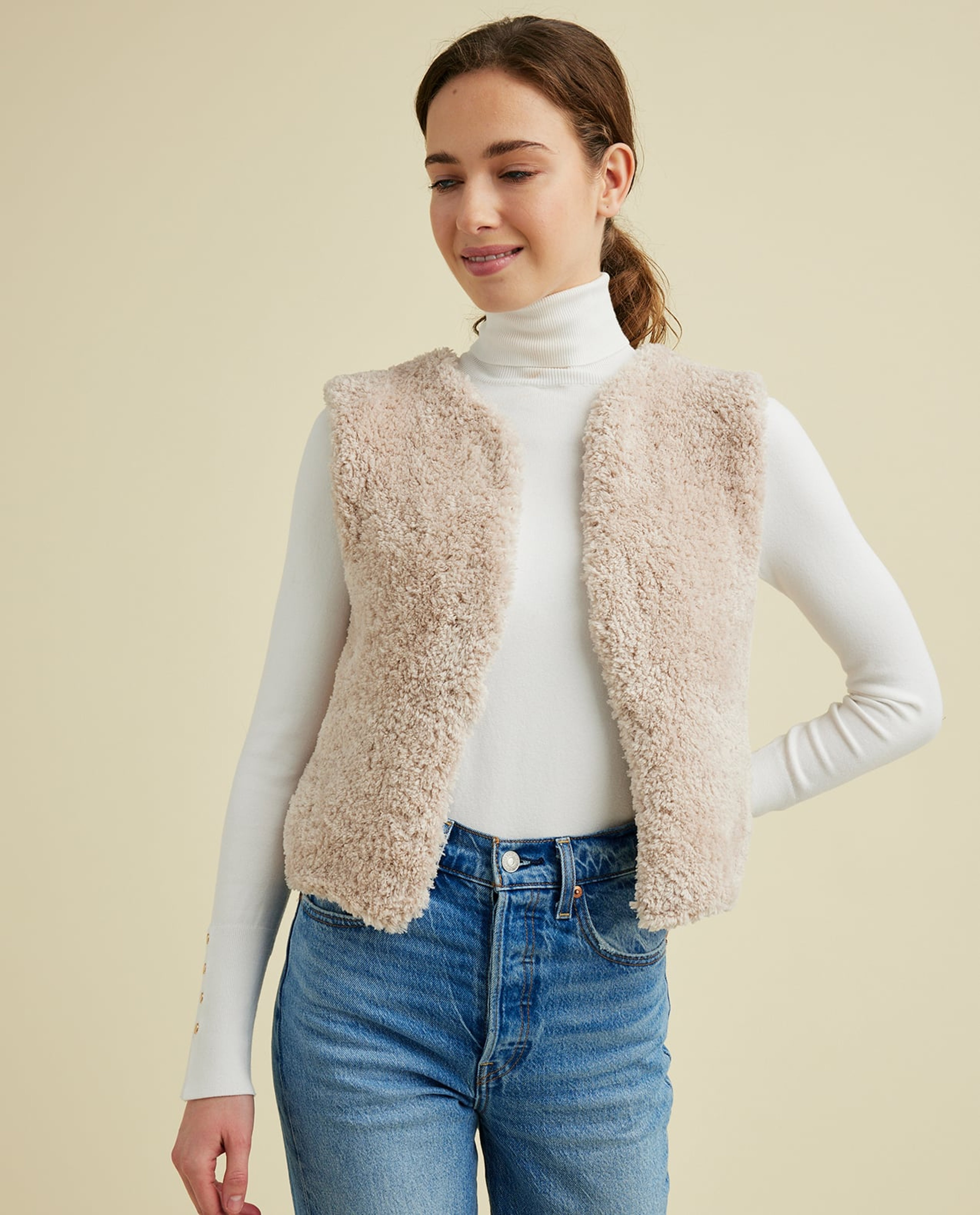 Marty mouwloos vest model