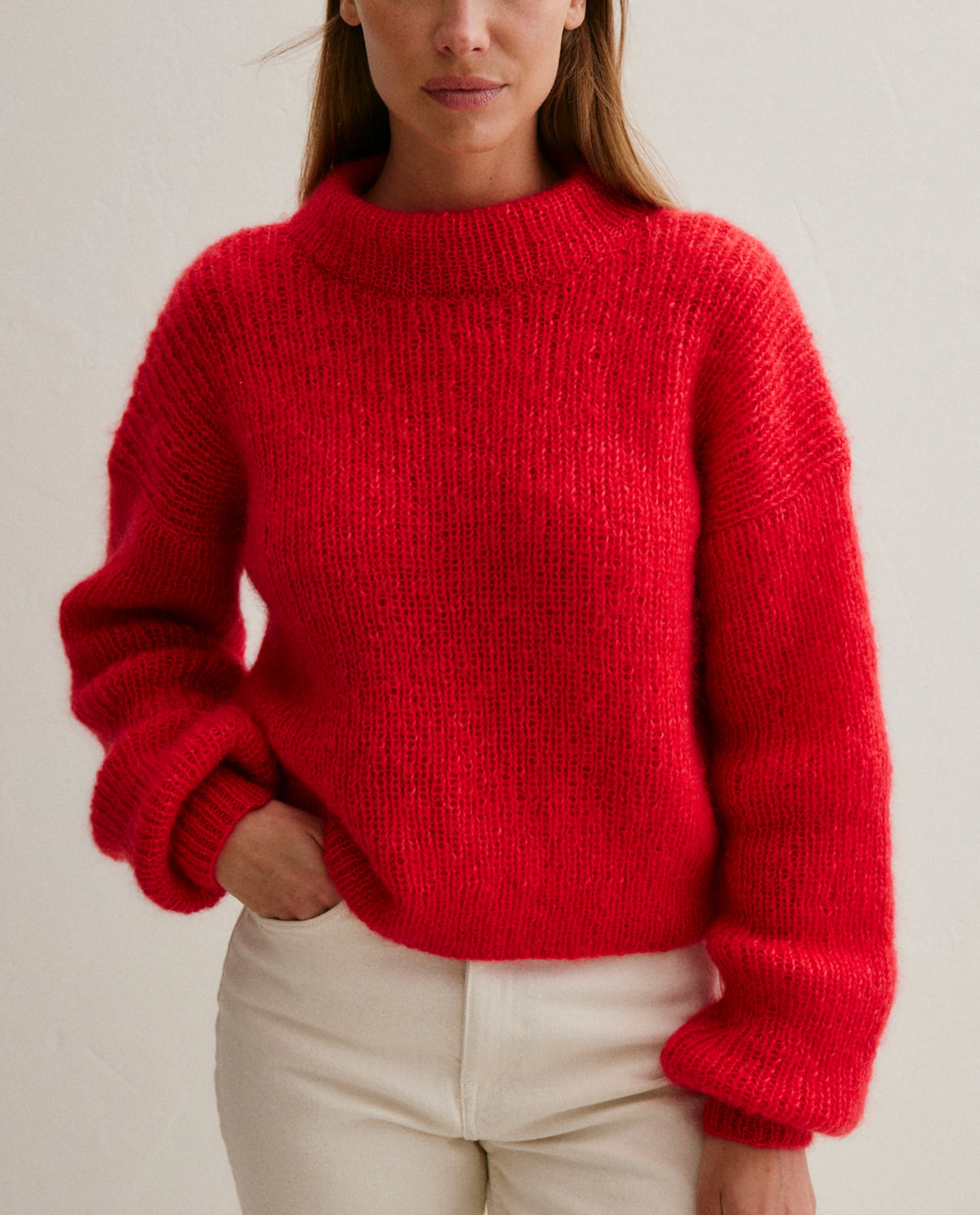 Women's Octave Sweater Model