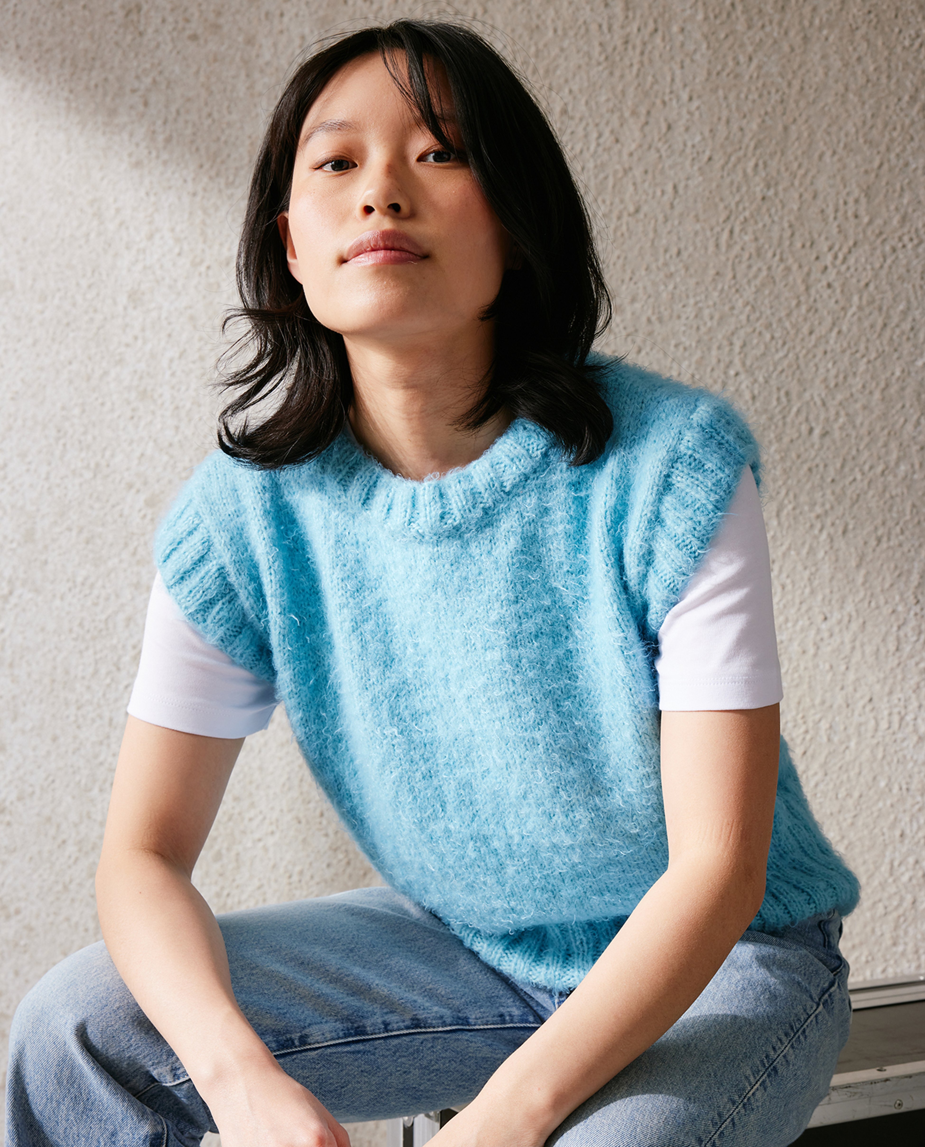 Bruni Mouwloze Trui Patroon