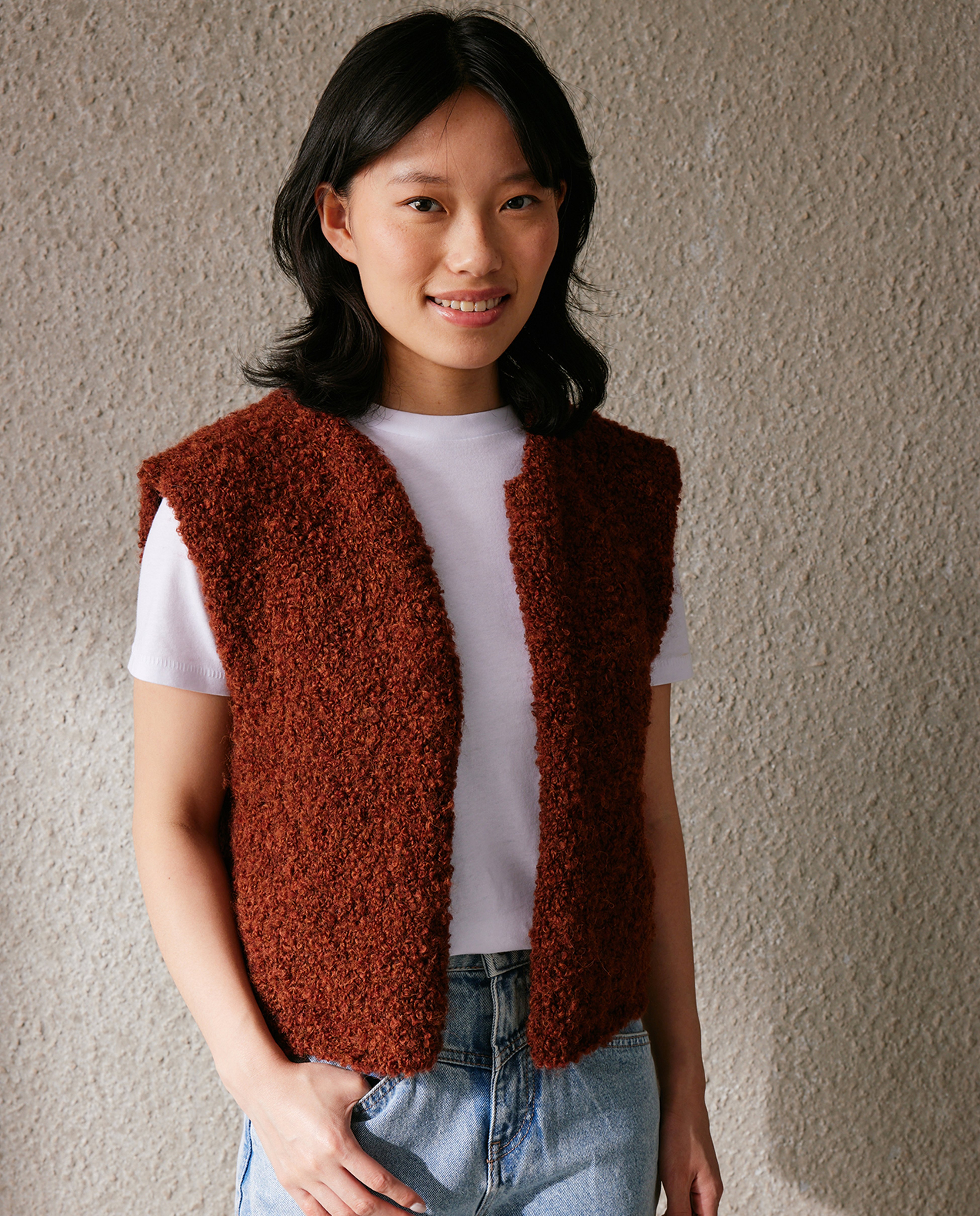 Modèle Gilet Sans Manches Bernie