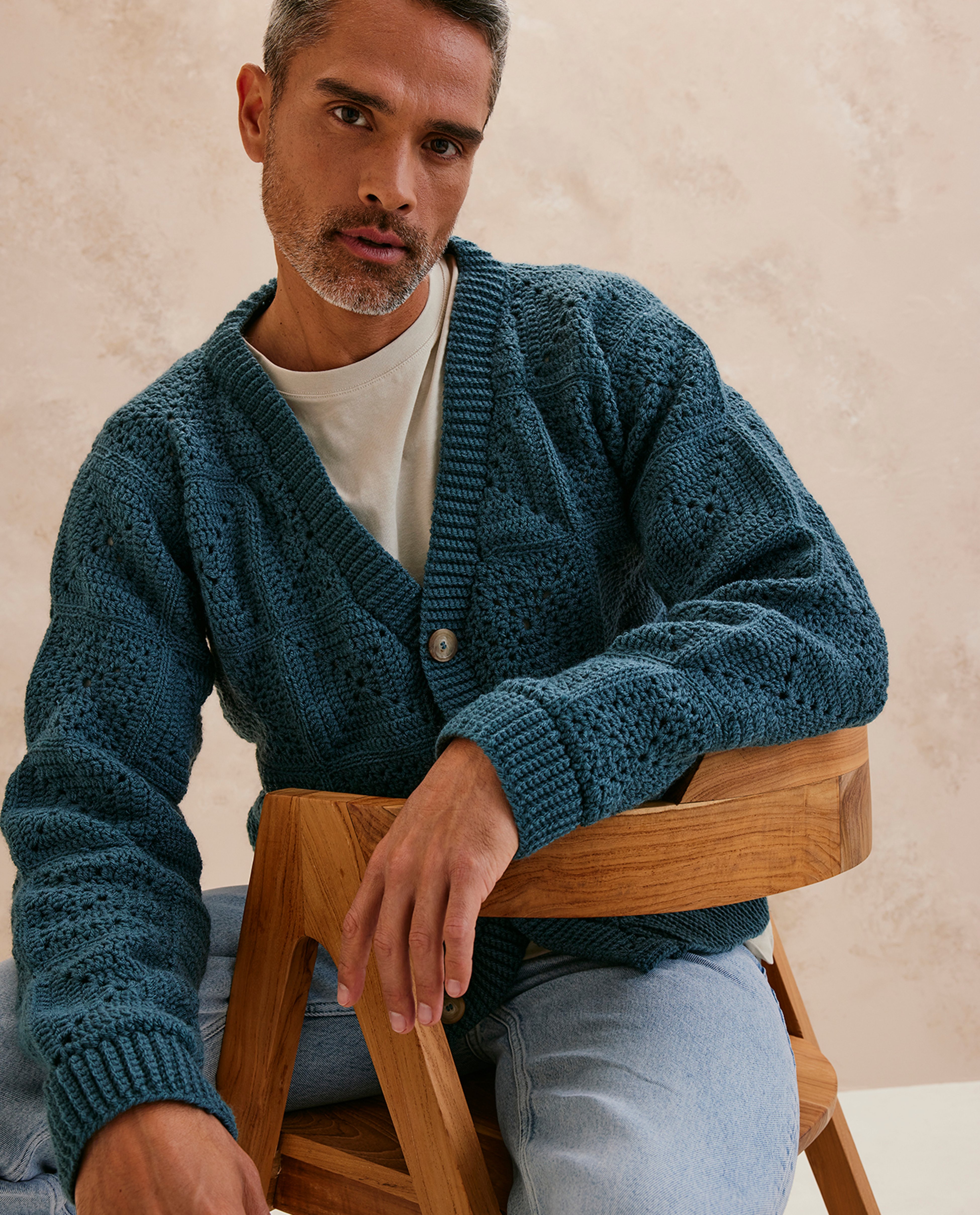 Modèle Cardigan Homme Rubben