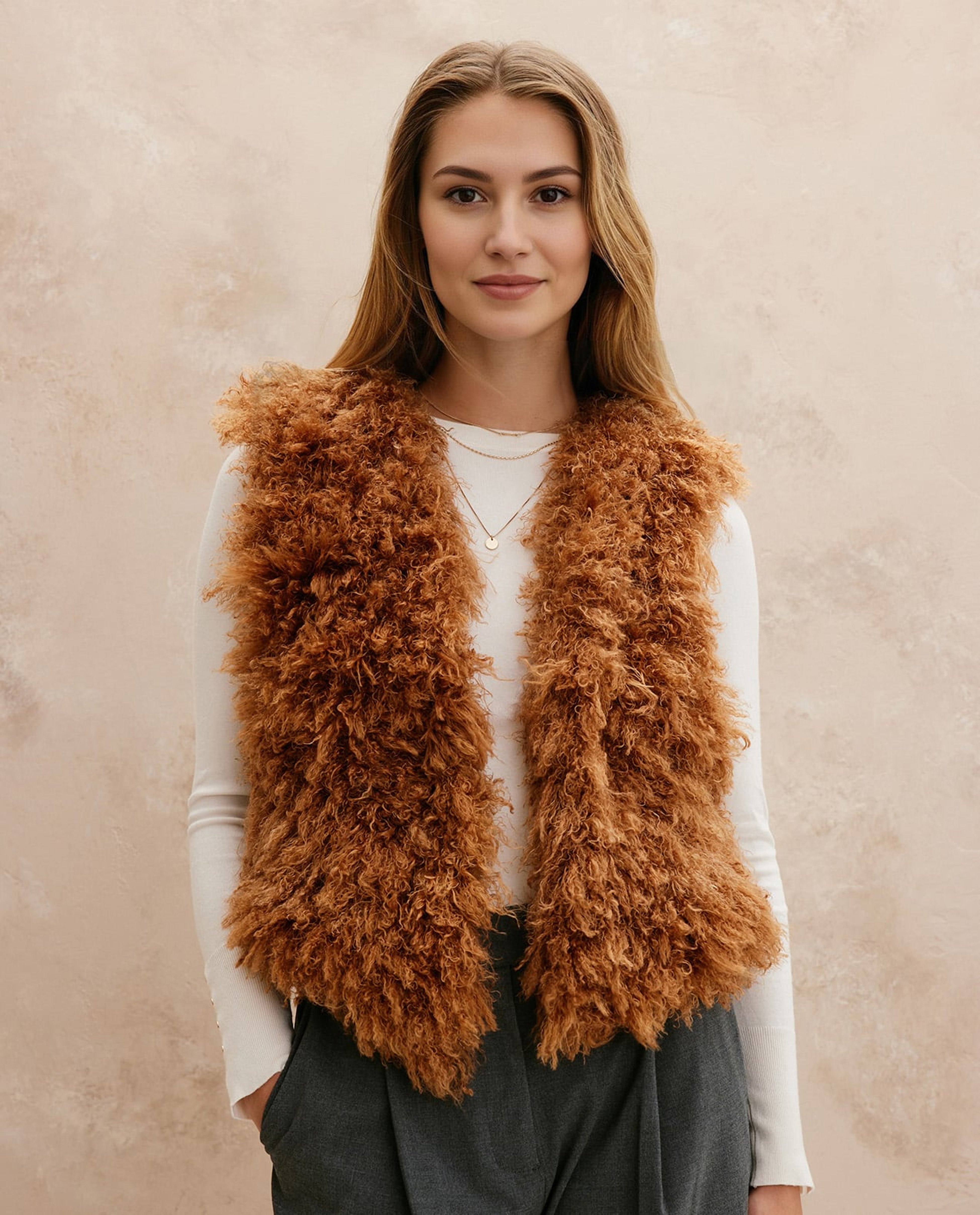 Modèle Veste Sans Manches Femme Tosca