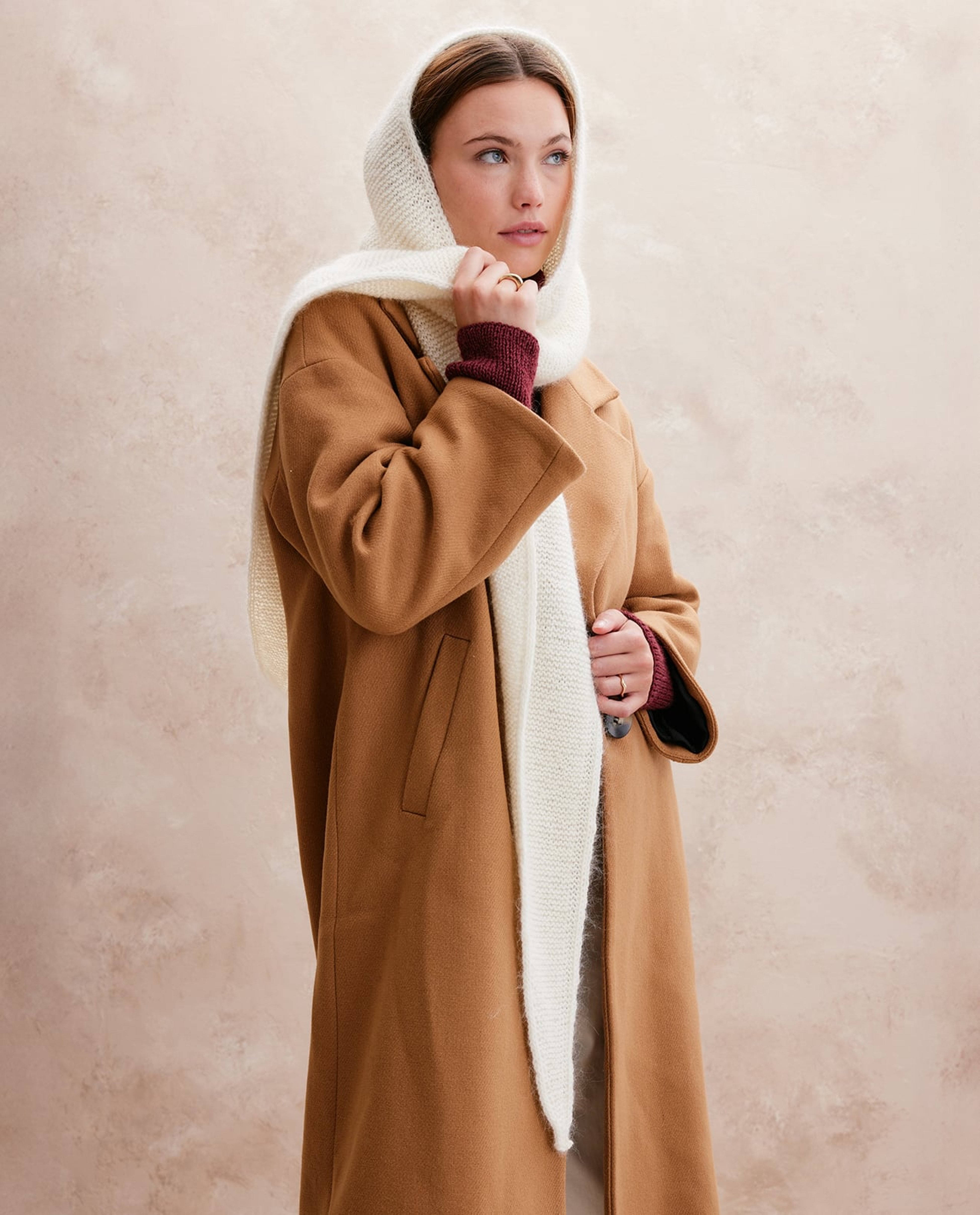 Valentine Dames Capuchon Sjaal Model