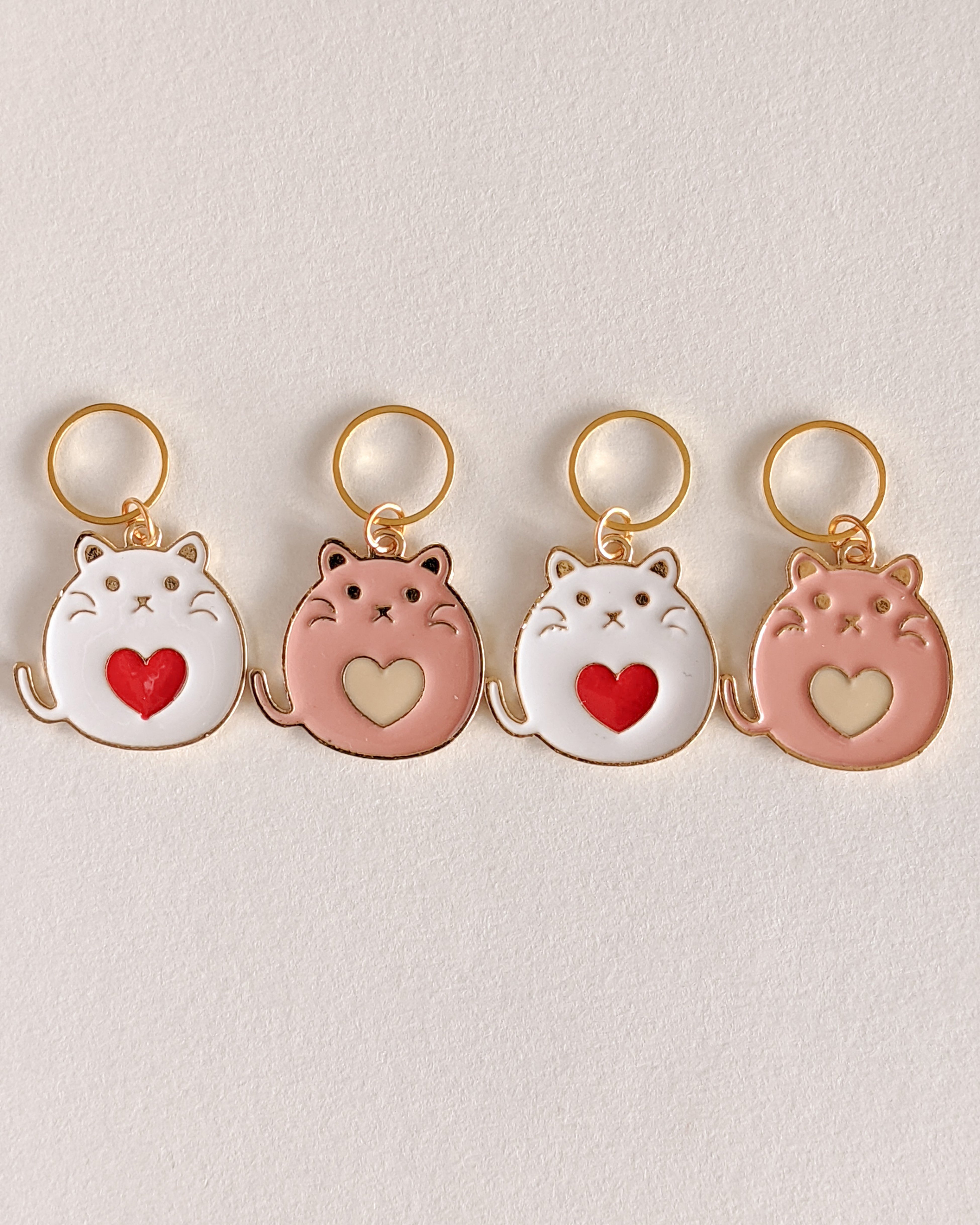 Cat Stitch Markers Set of 4