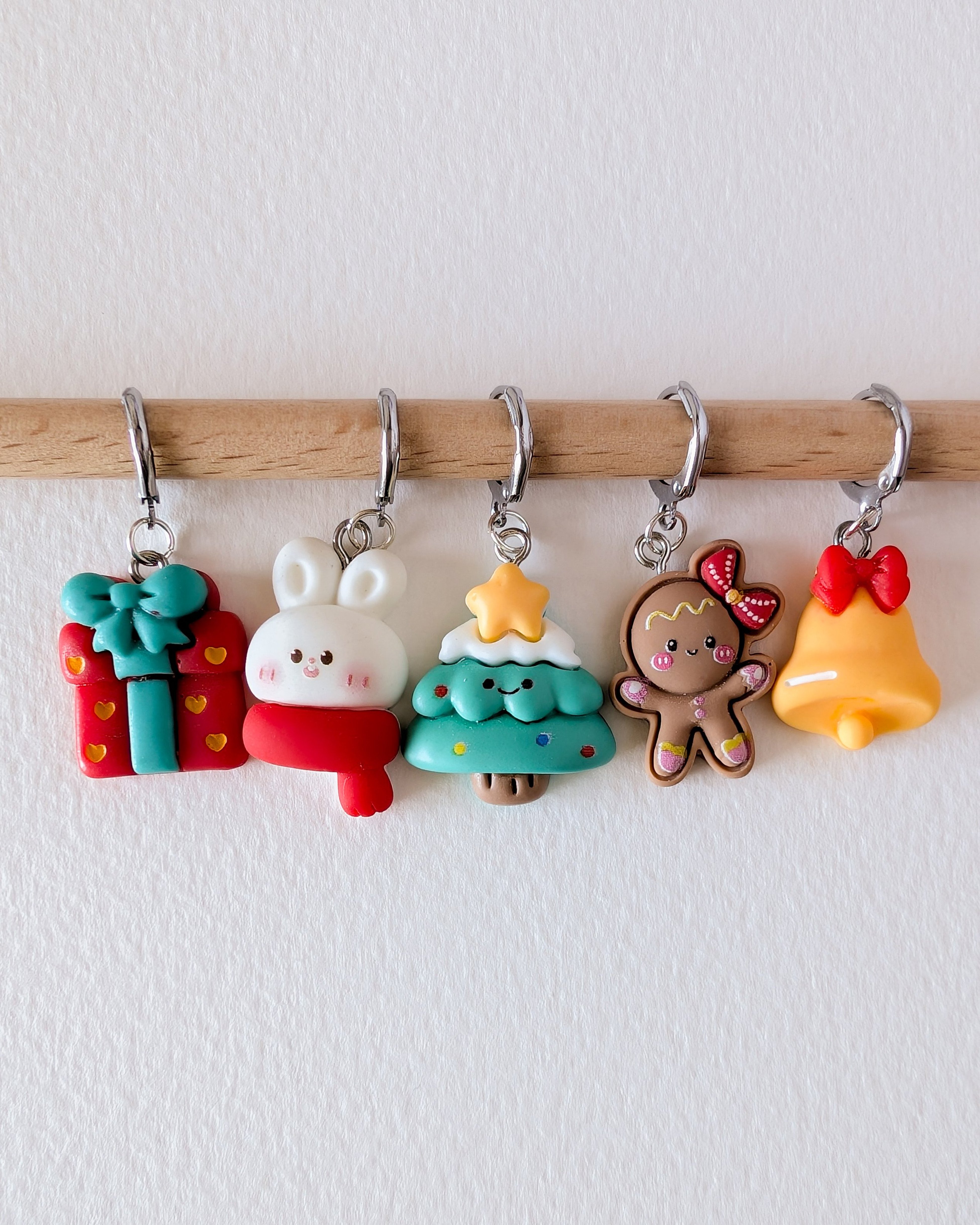 5 Removable Christmas Rings #4