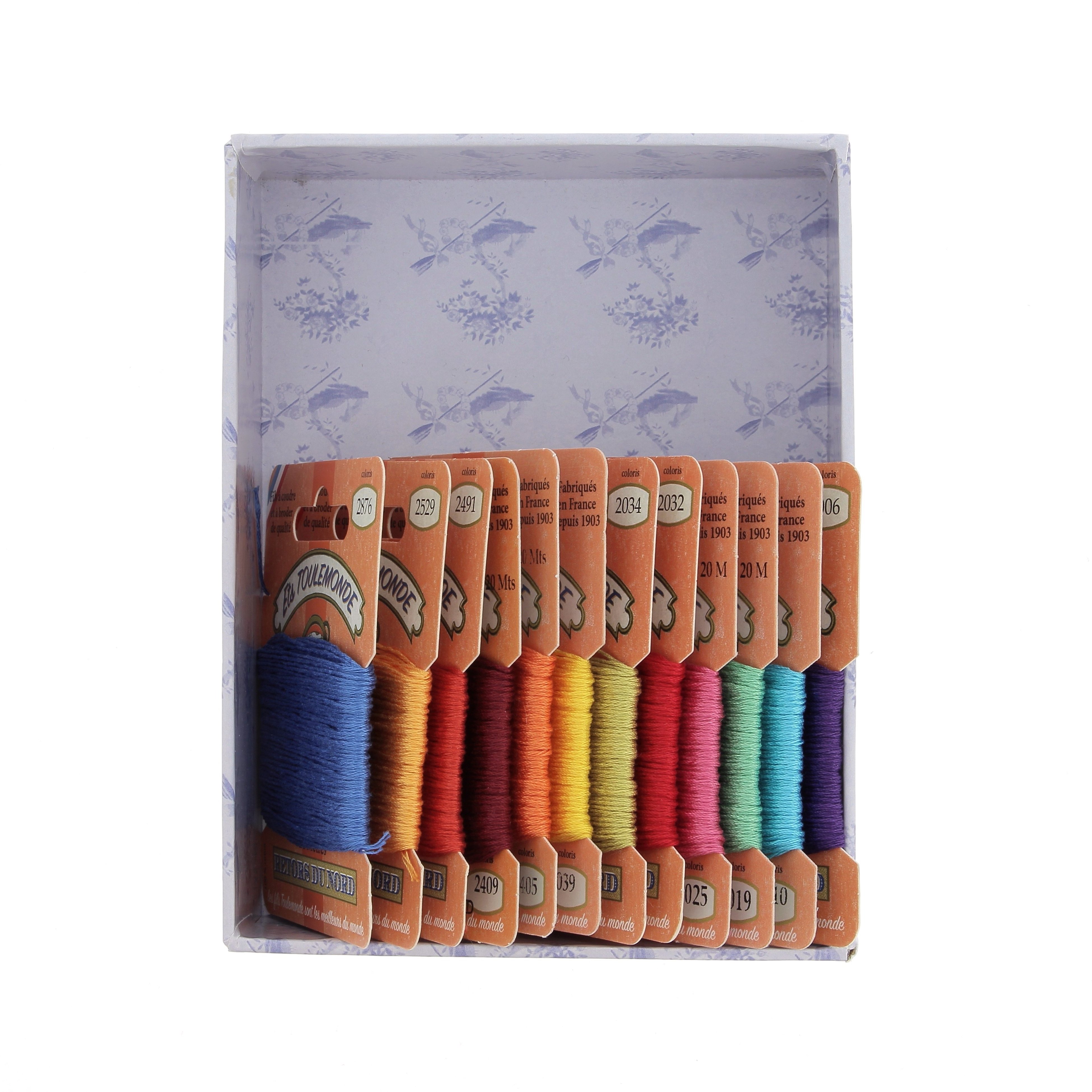 Boîte De 12 Fils À Broder