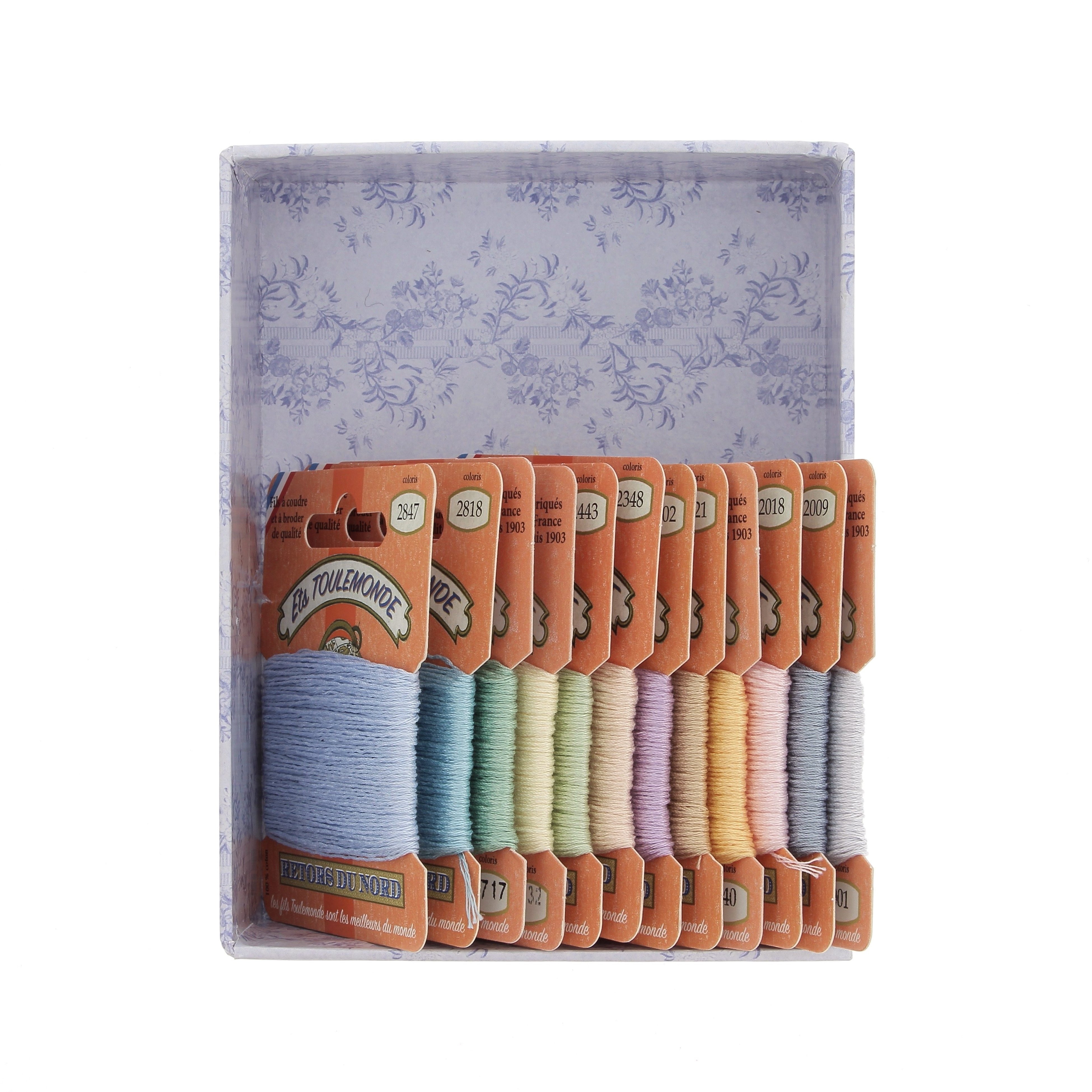 Boîte De 12 Fils À Broder