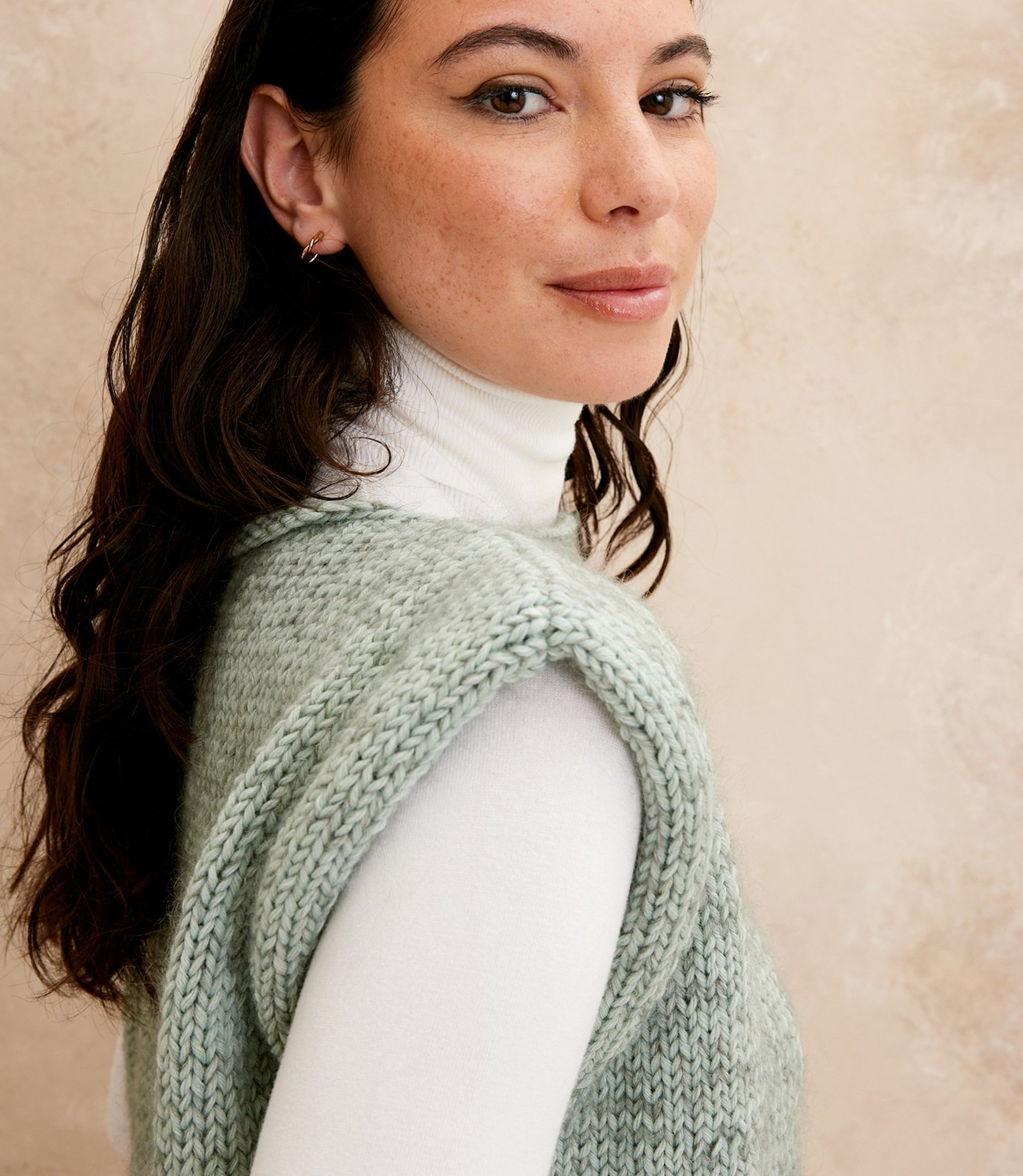 Modèle Pull Sans Manches Femme Yvon