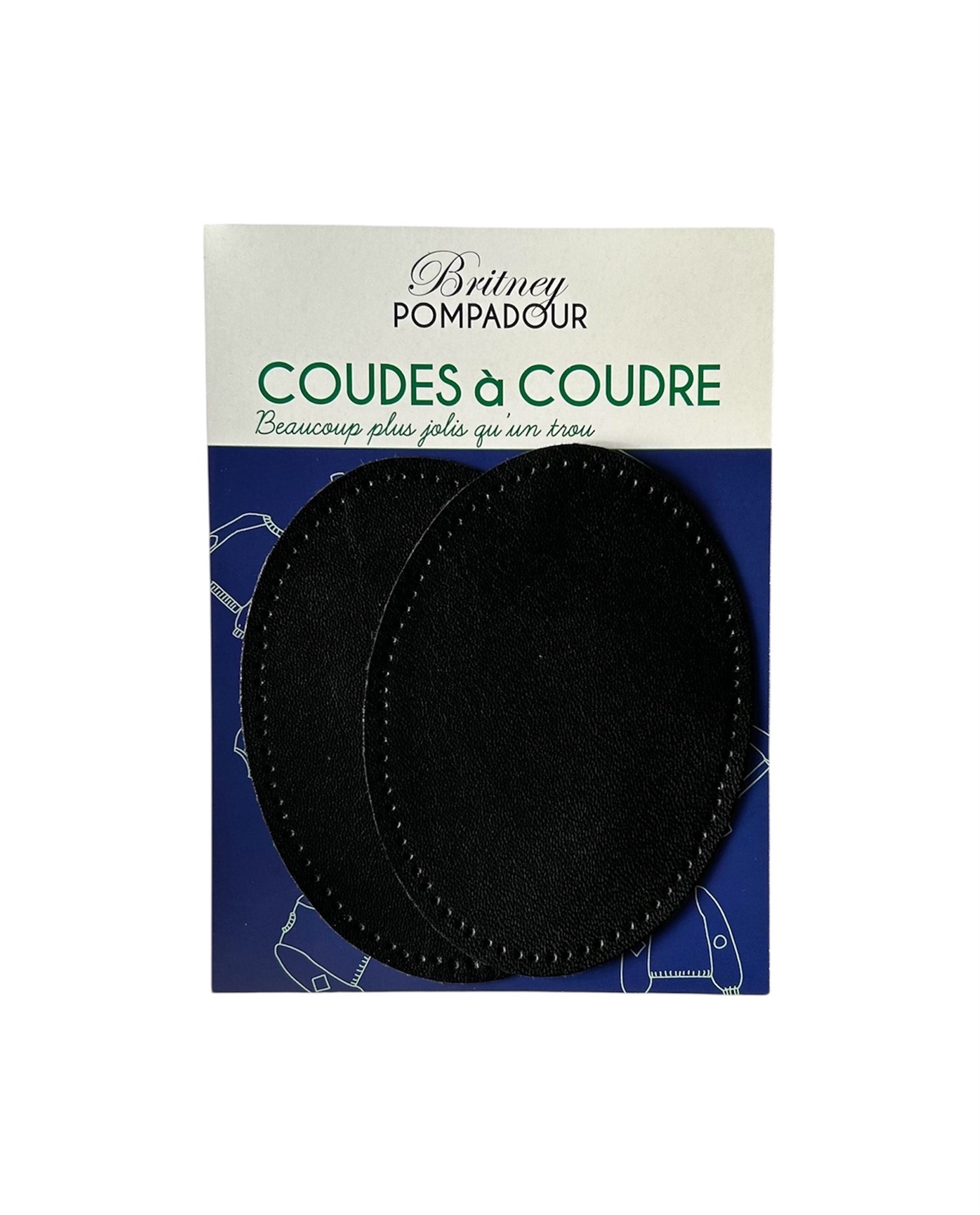 Oval Leather Elbow Patch