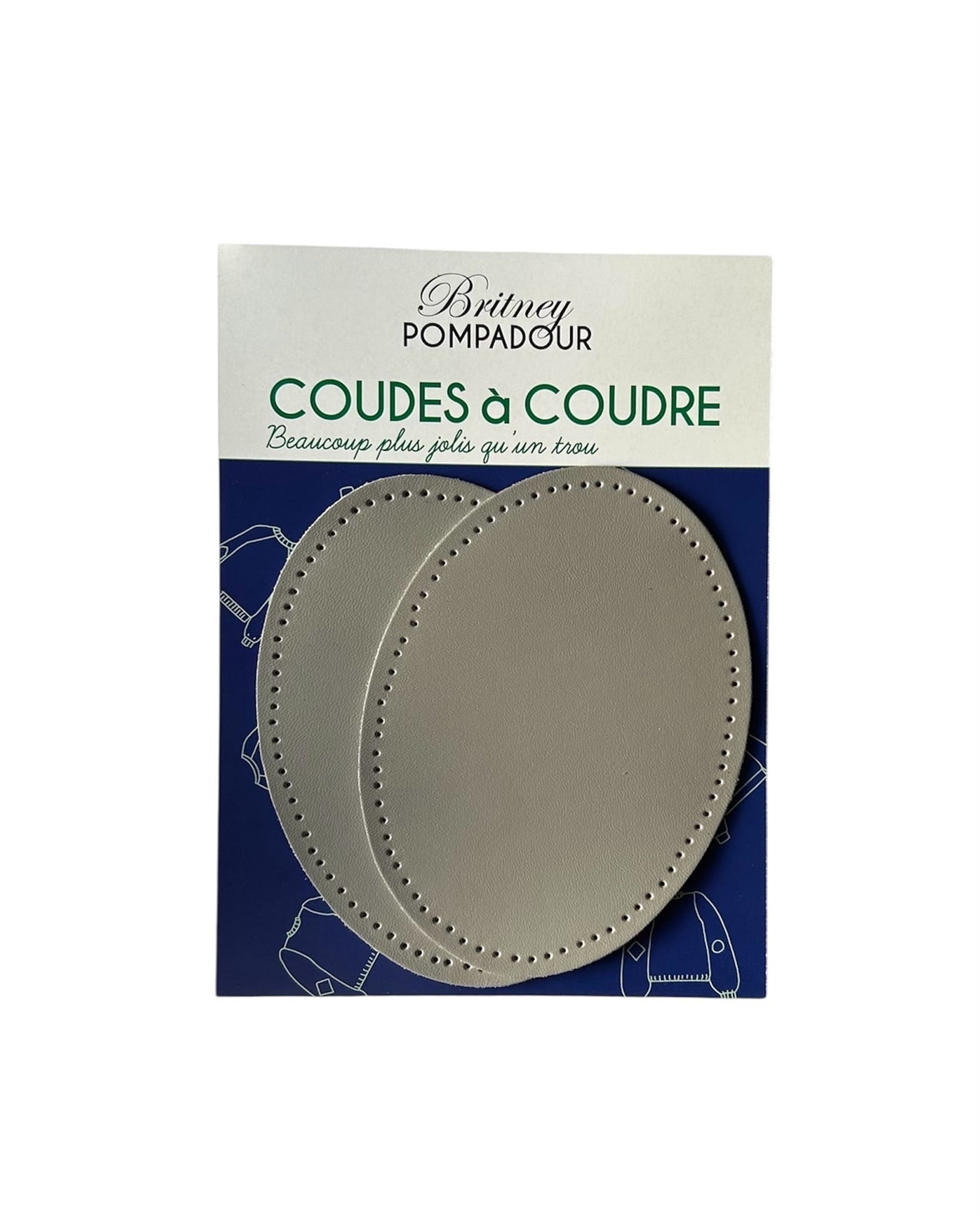 Oval Leather Elbow Patch