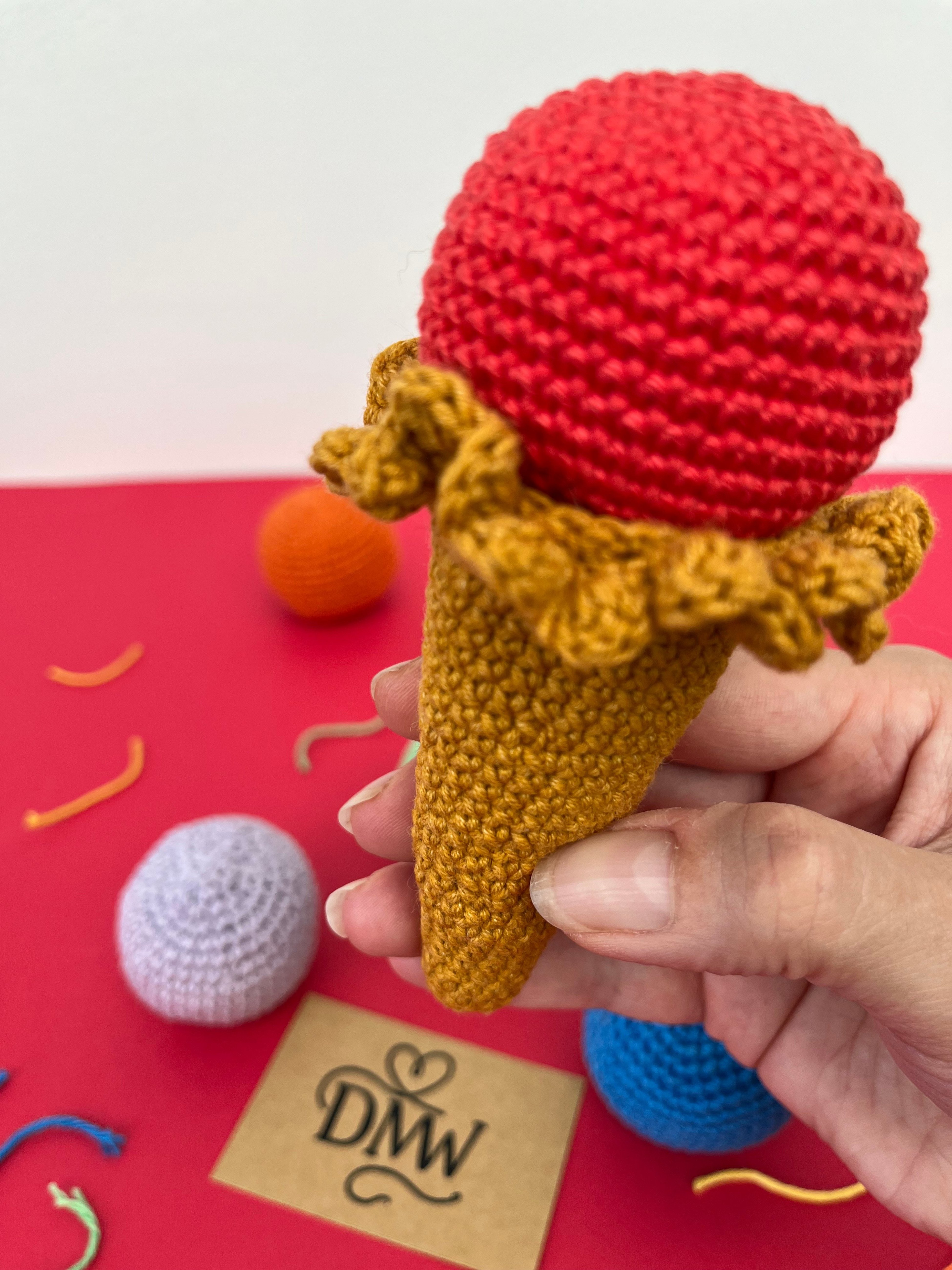 Amigurumi Ice Cream Cone Pattern