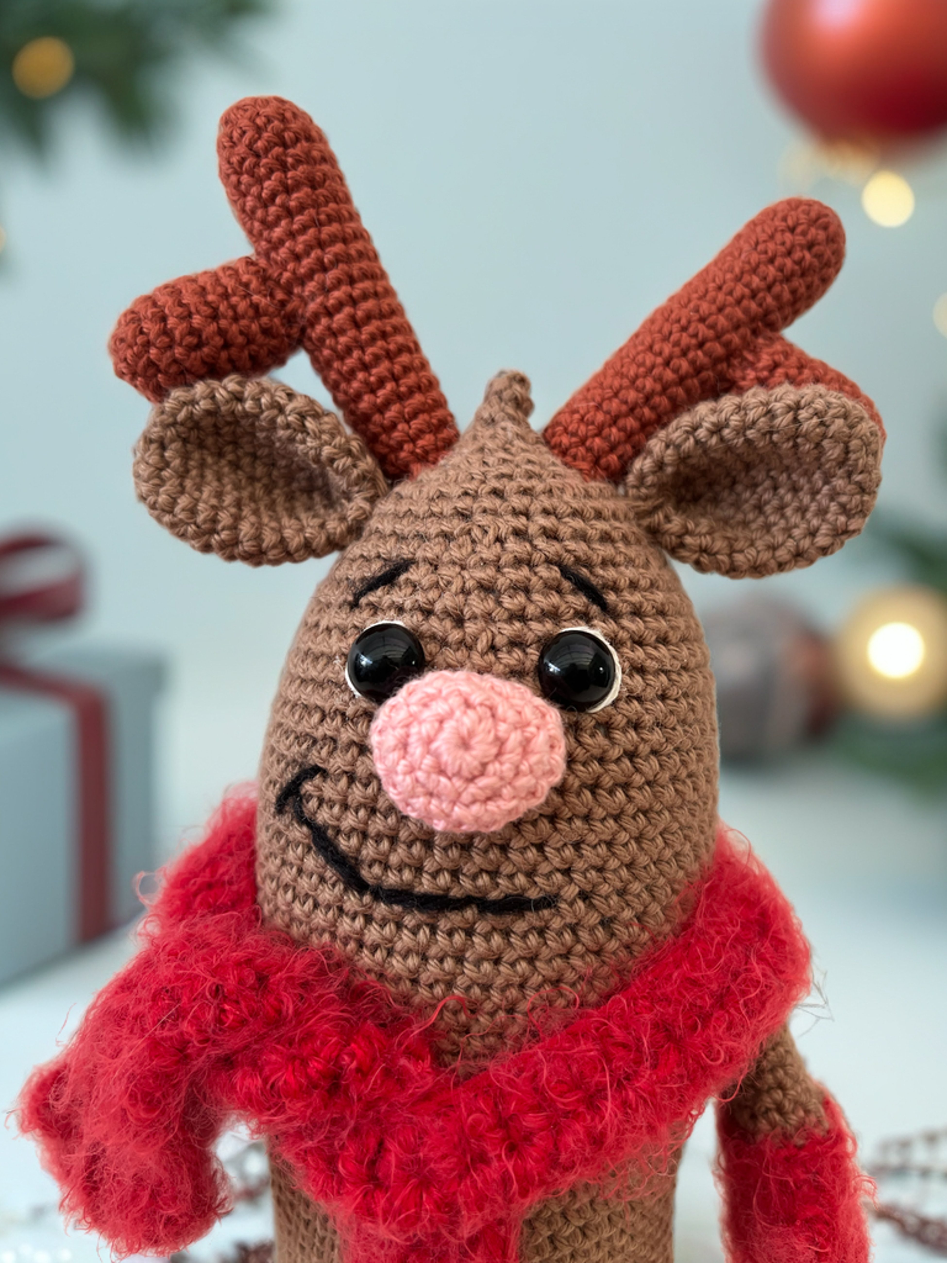 Amigurumi Pattern Funny Renato the Reindeer