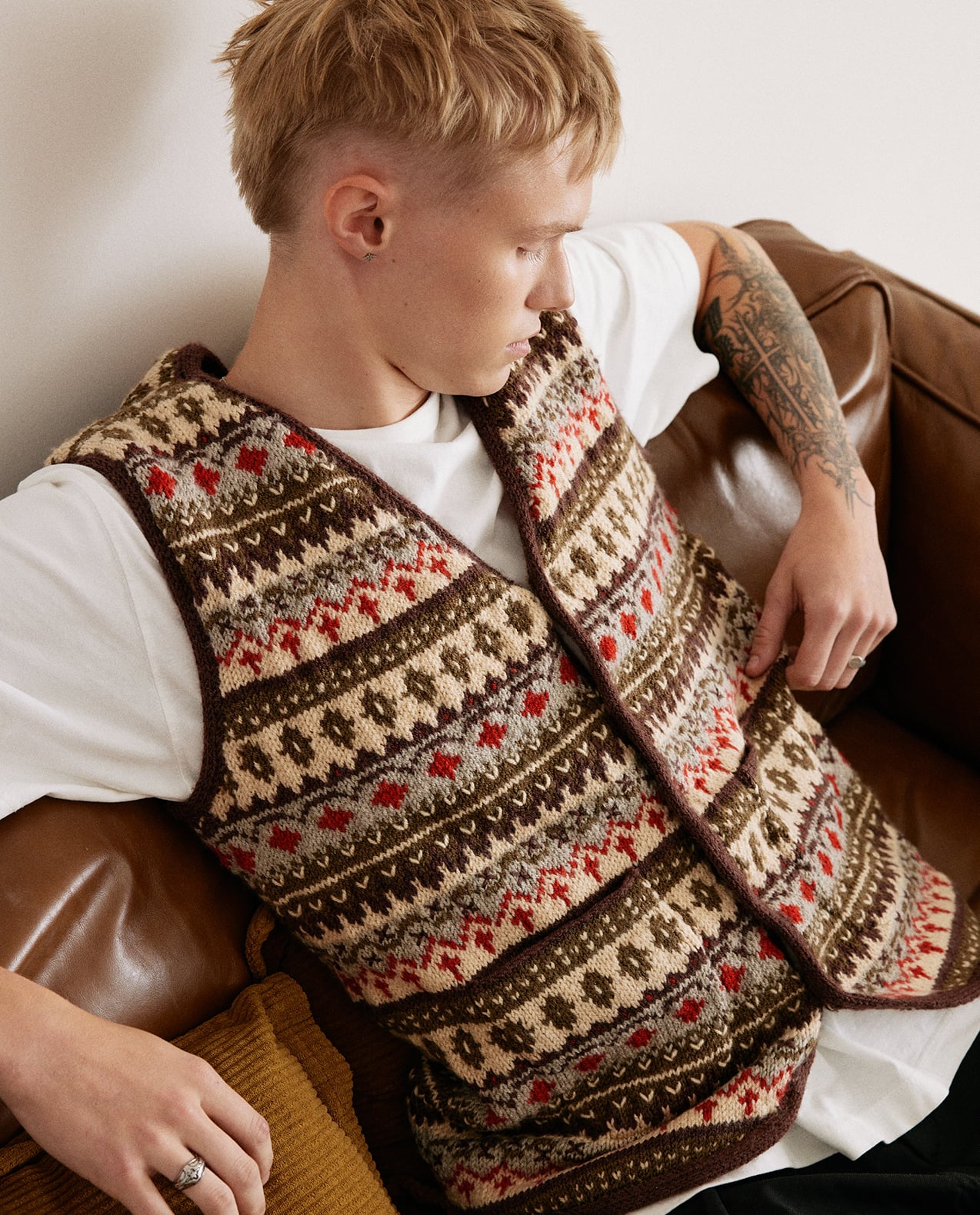 Men's Sleeveless Vest Pattern Patrick