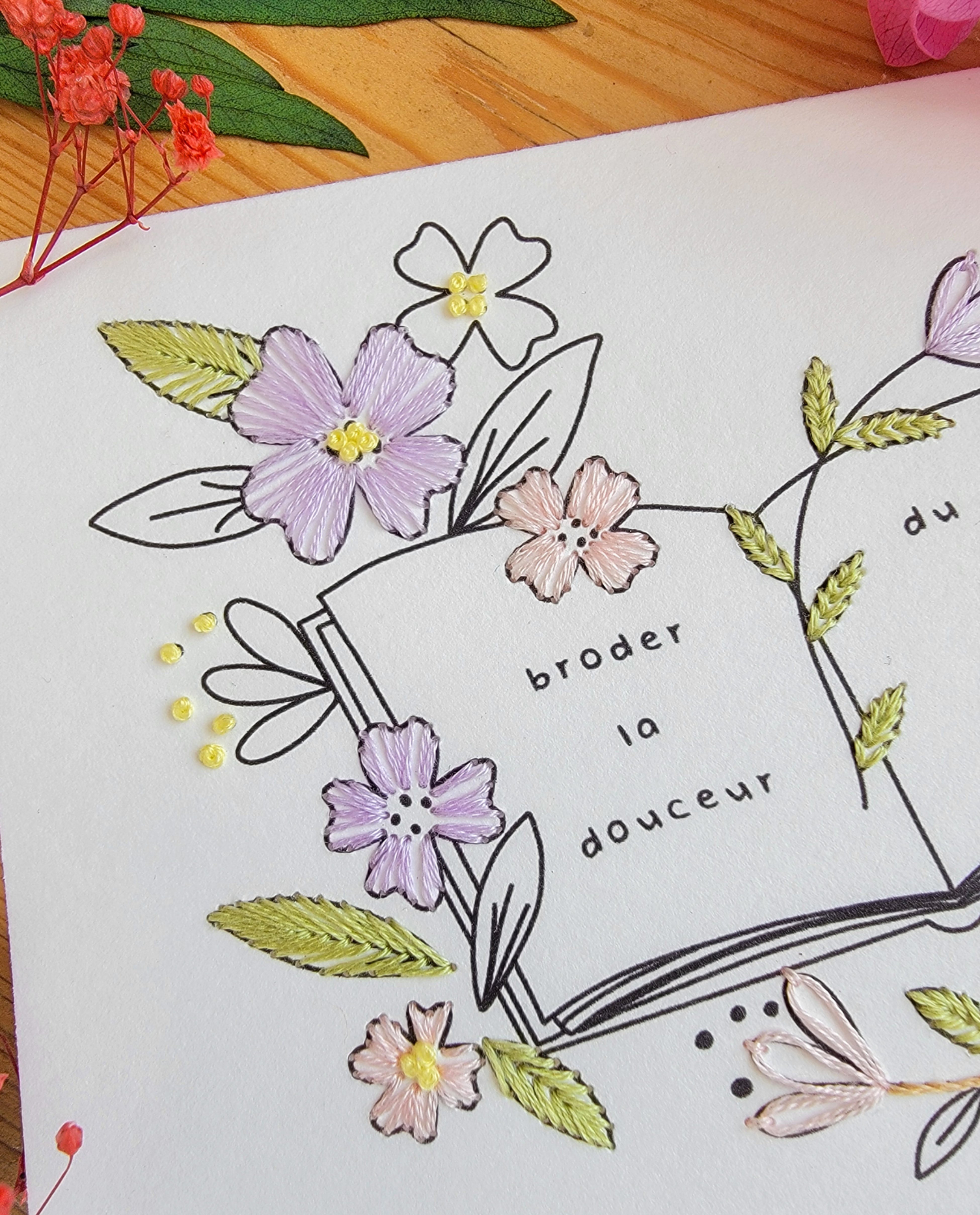 Borduurkaart De Zachtheid