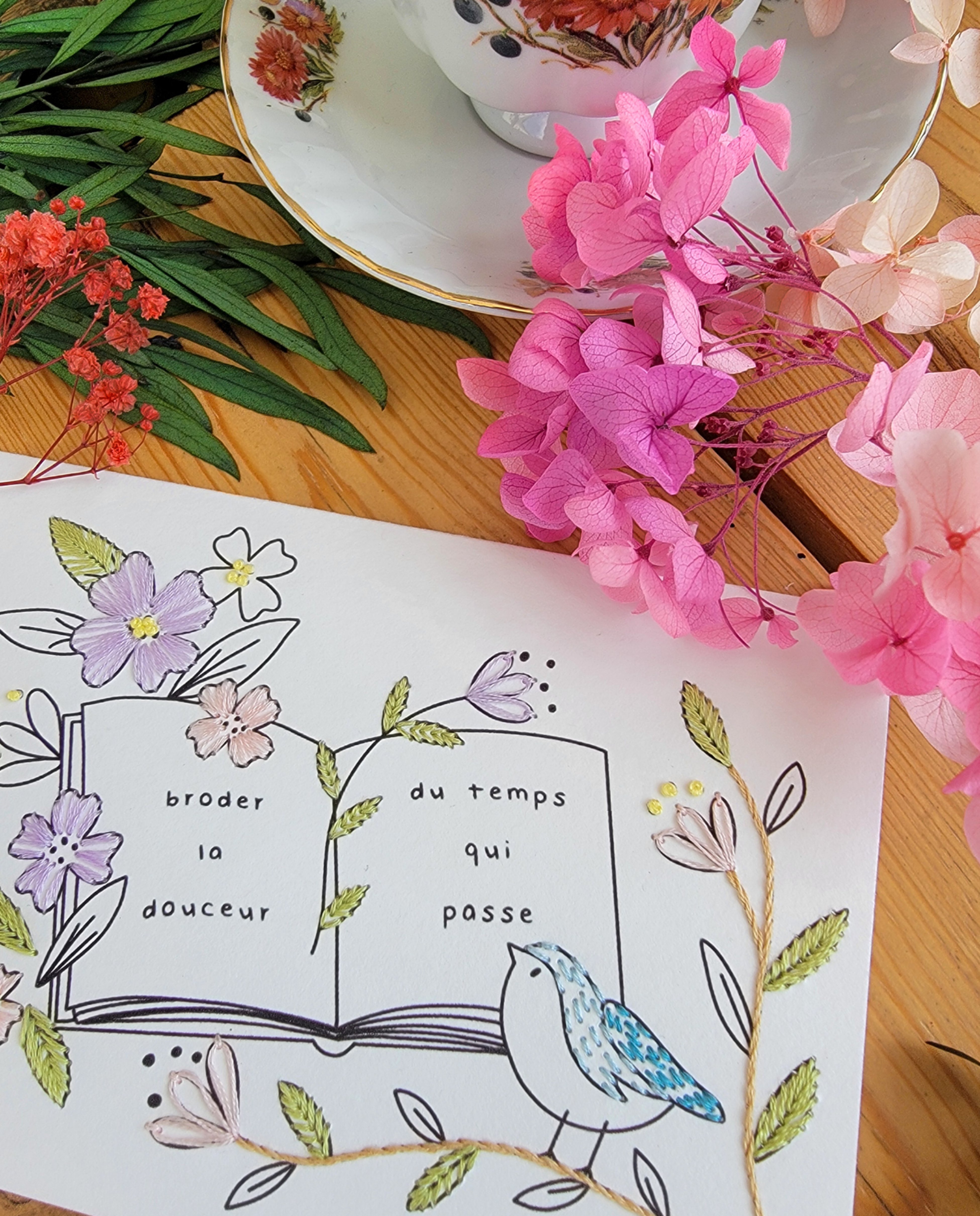 Borduurkaart De Zachtheid