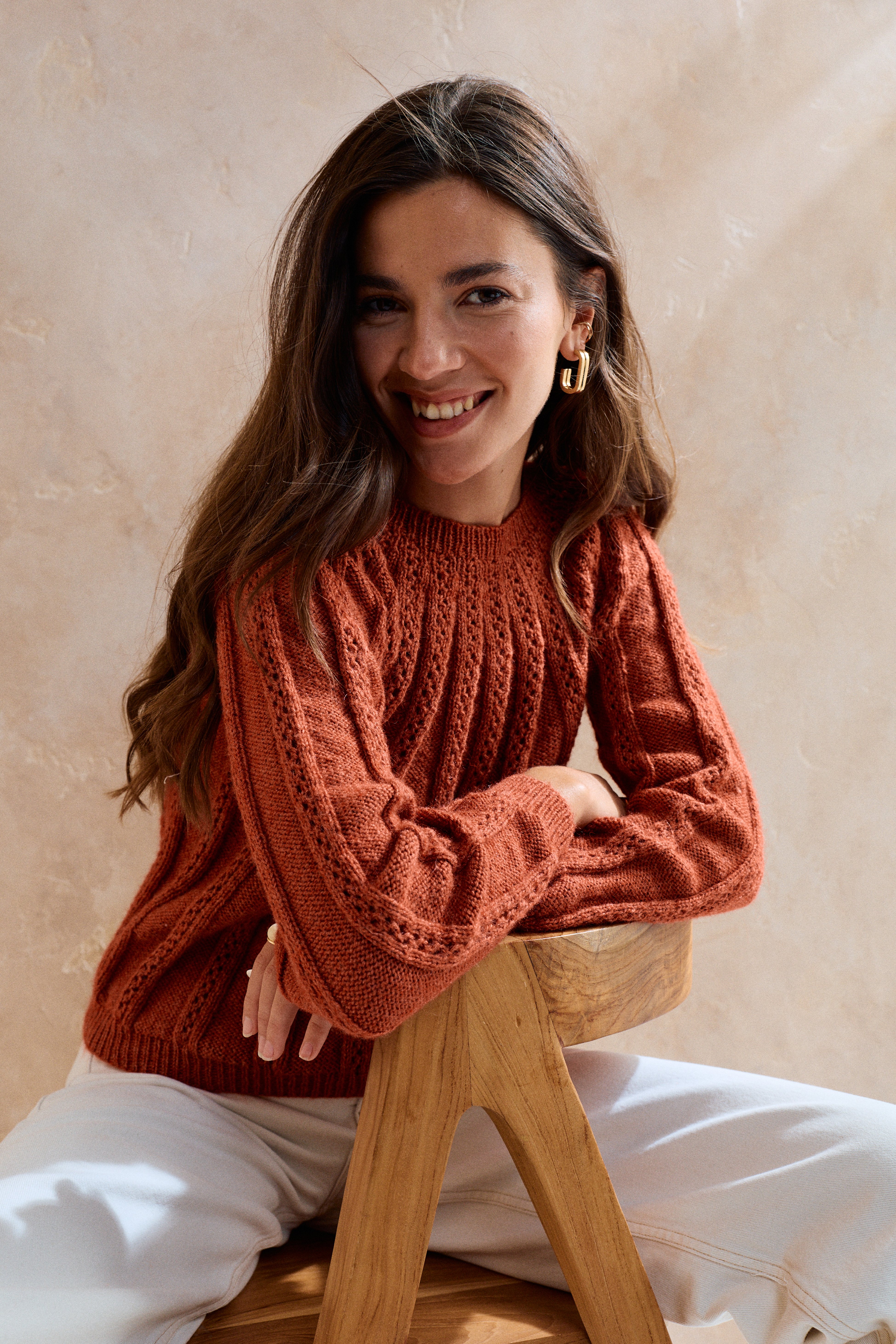 Modèle Pull Femme Clara Soie Mérinos