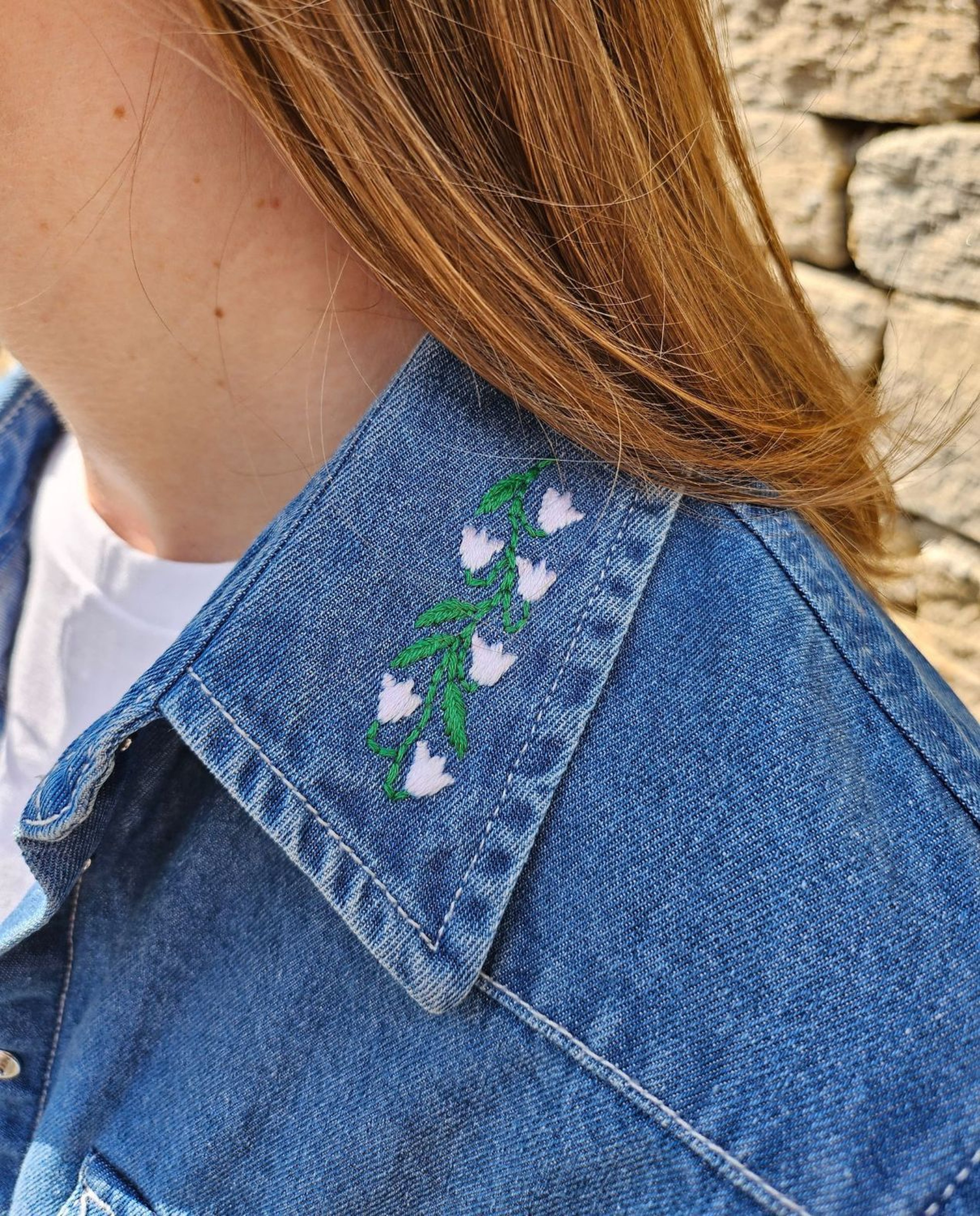 Borduurpakket Lelietjes-van-dalen door Camille Cauvez