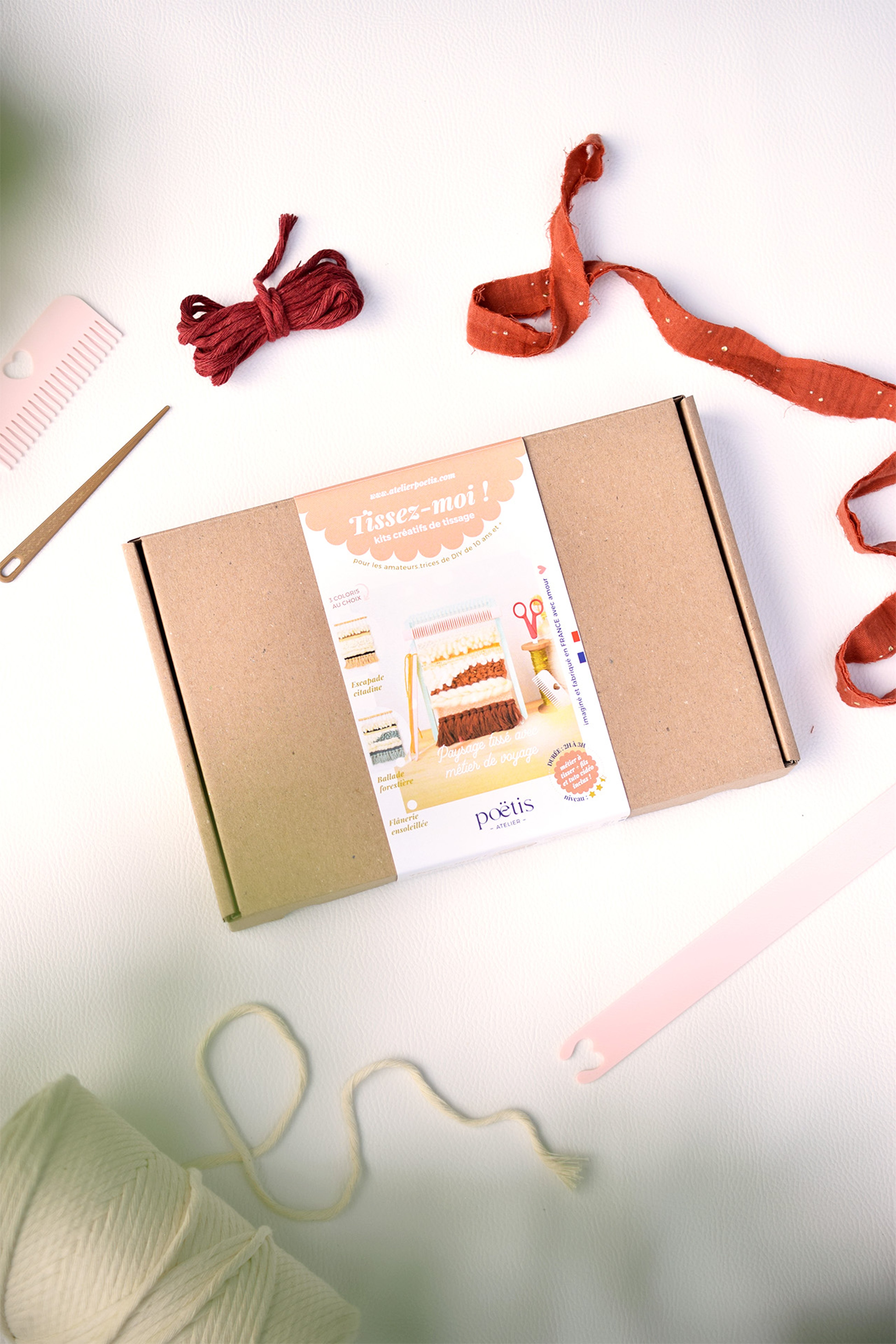 Geweven Landschap En Reisbaan