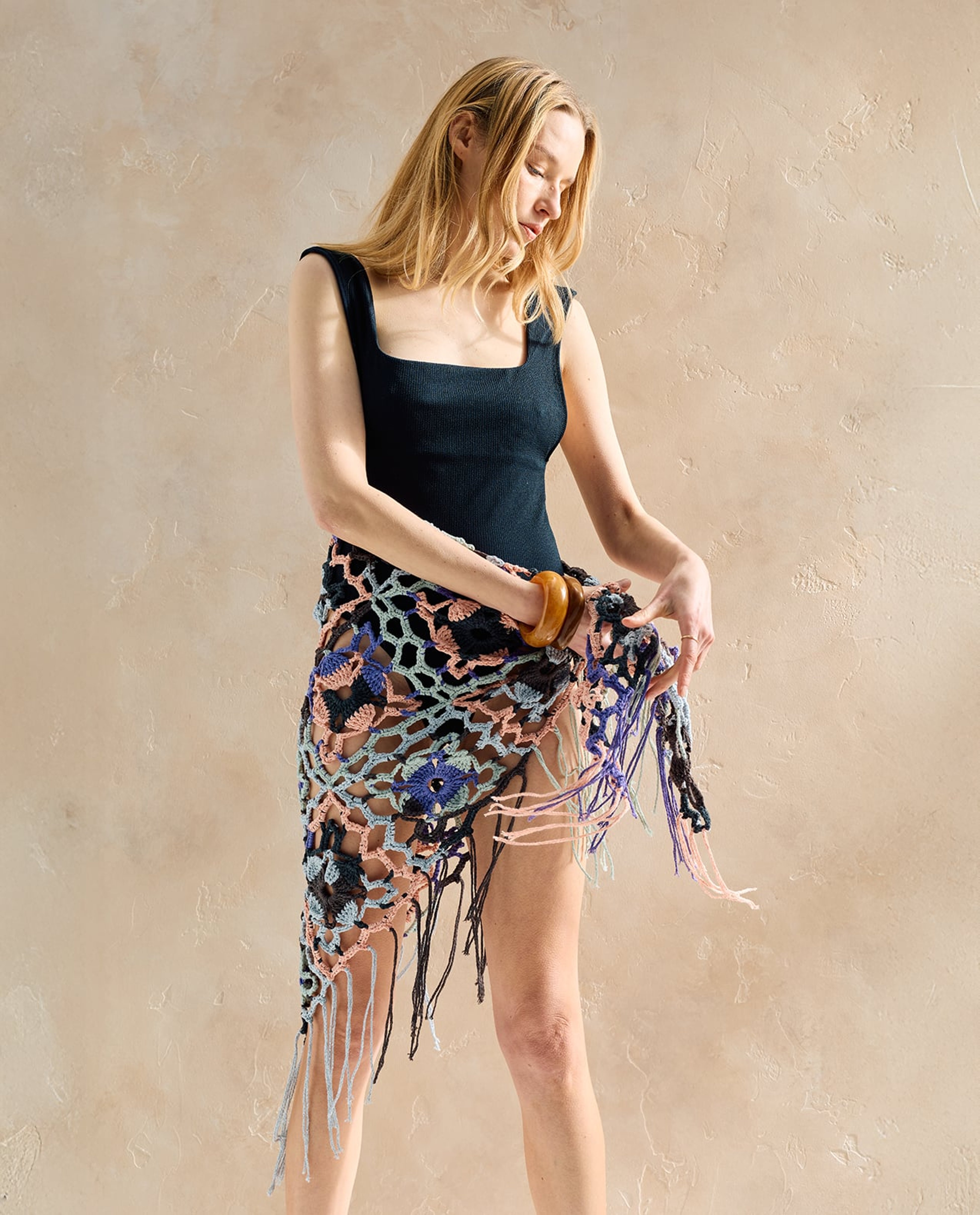 Modèle Accessoire Châle Nivine